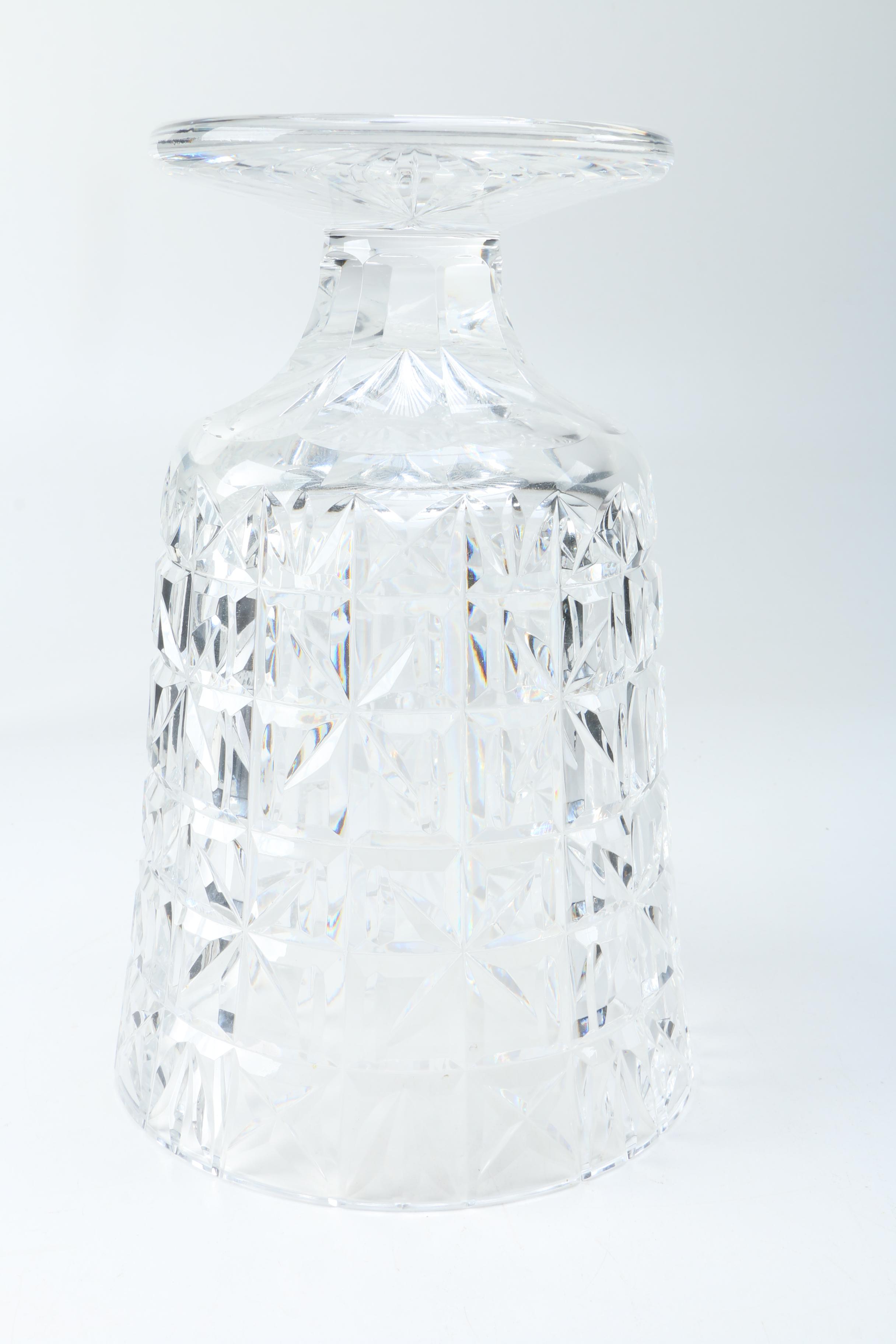 Waterford Crystal Large Footed Vase