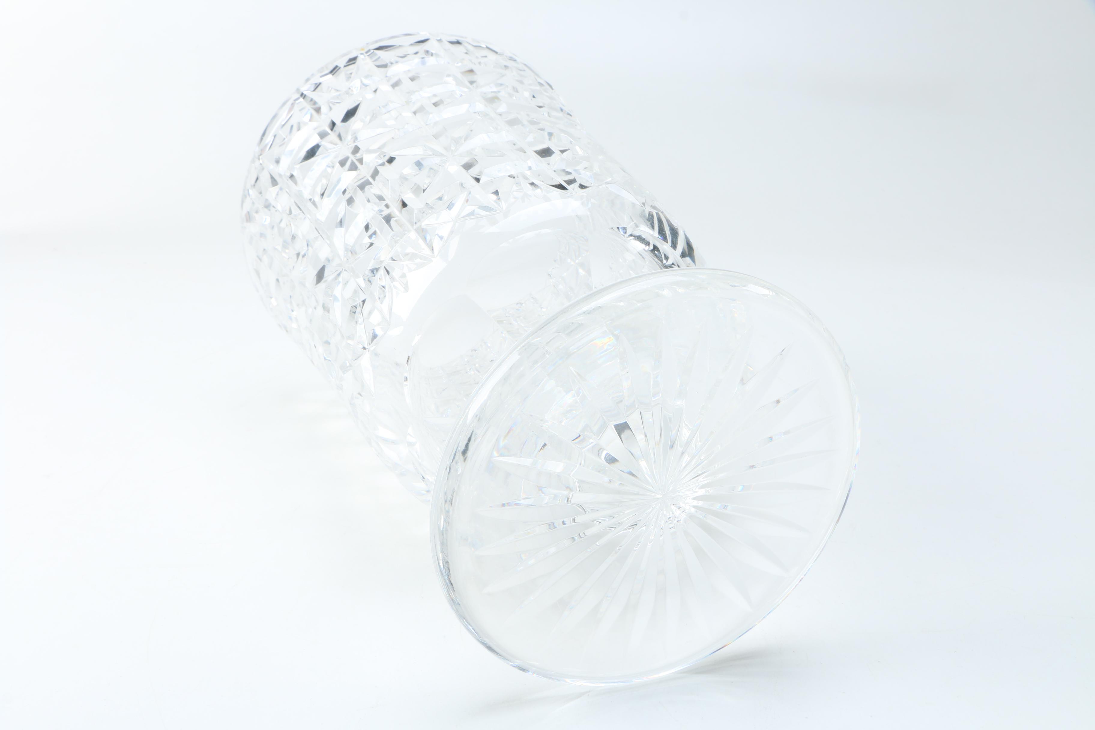 Waterford Crystal Large Footed Vase