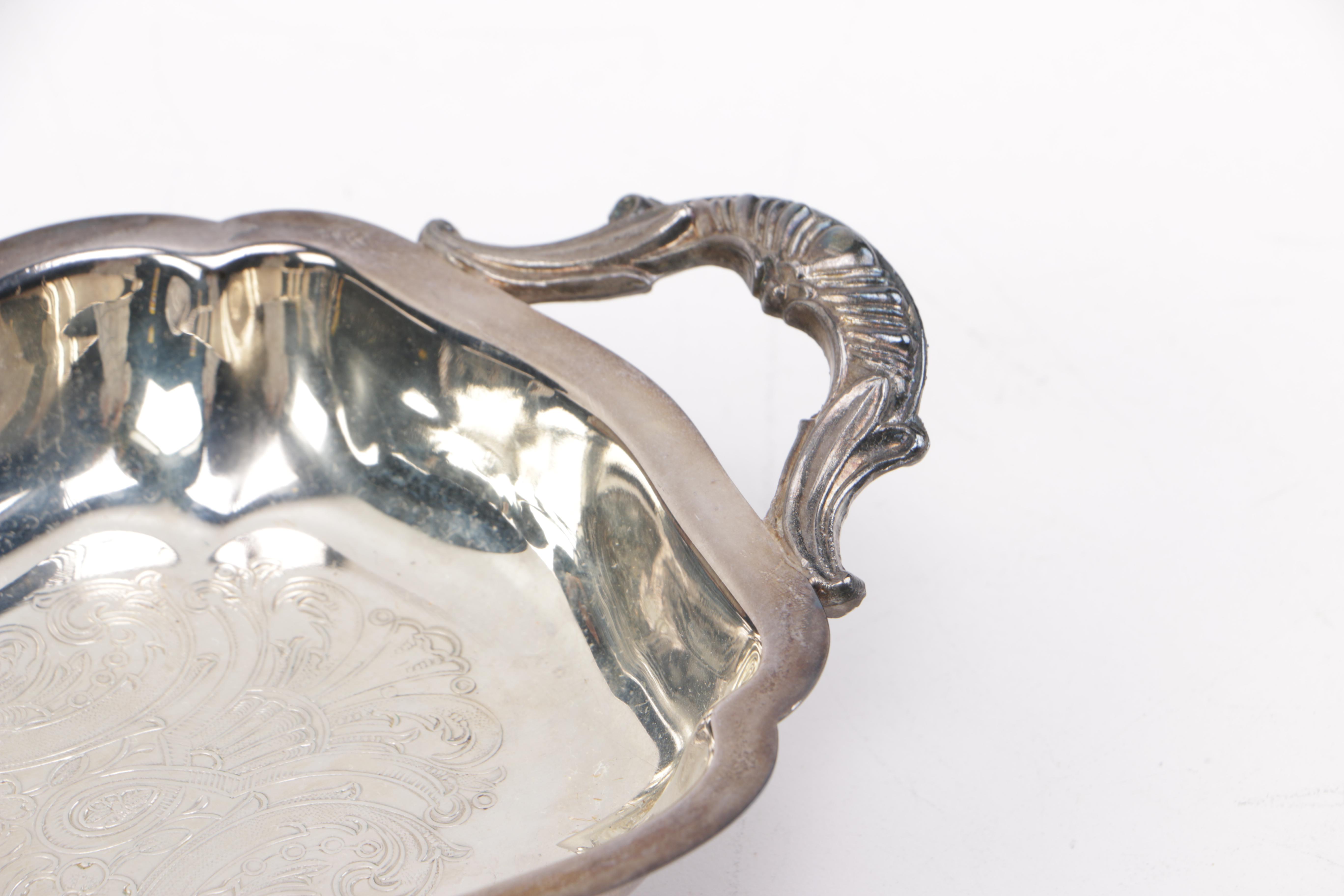 Silver Plate Serving Trays with Eales of Sheffield