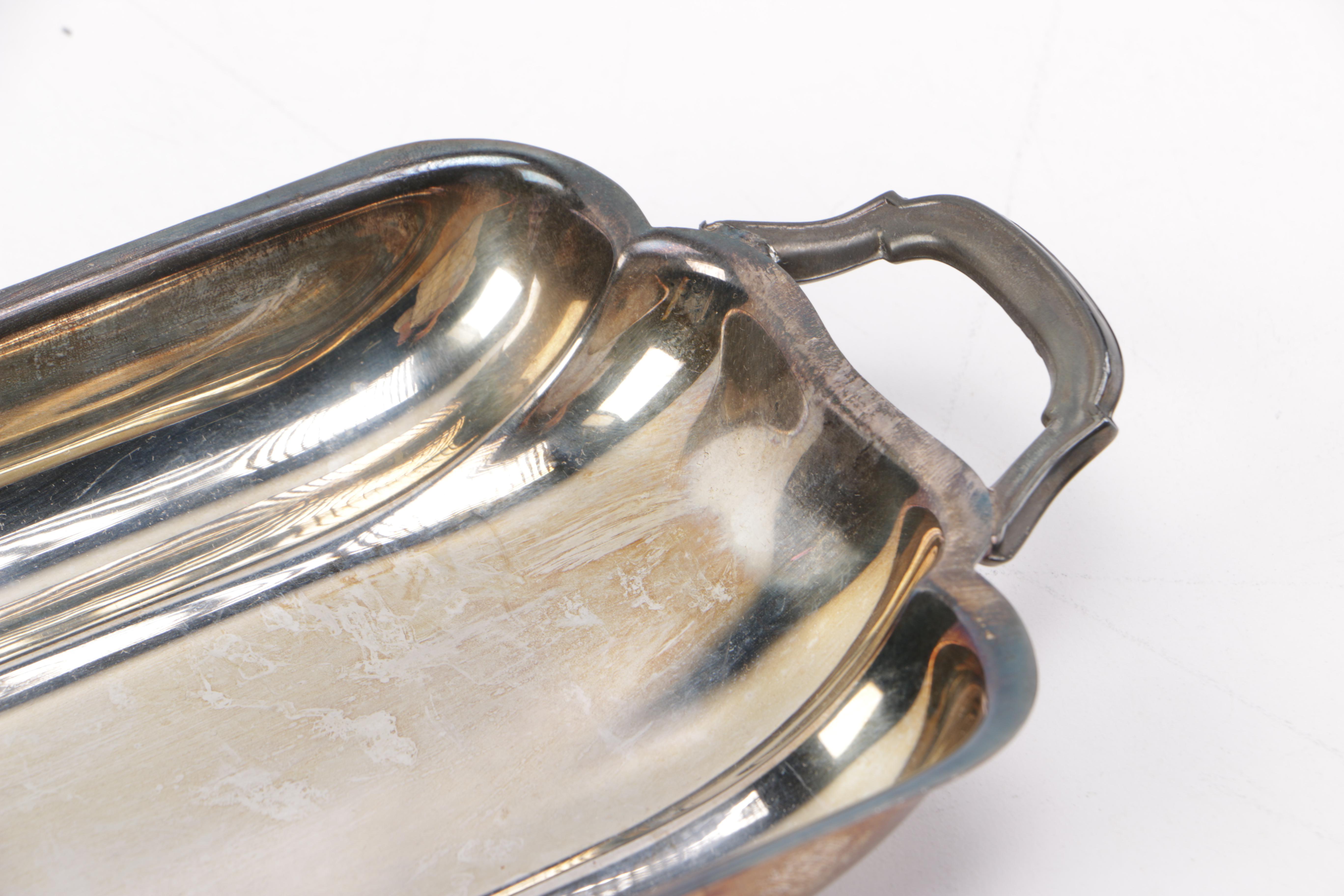 Silver Plate Serving Trays with Eales of Sheffield
