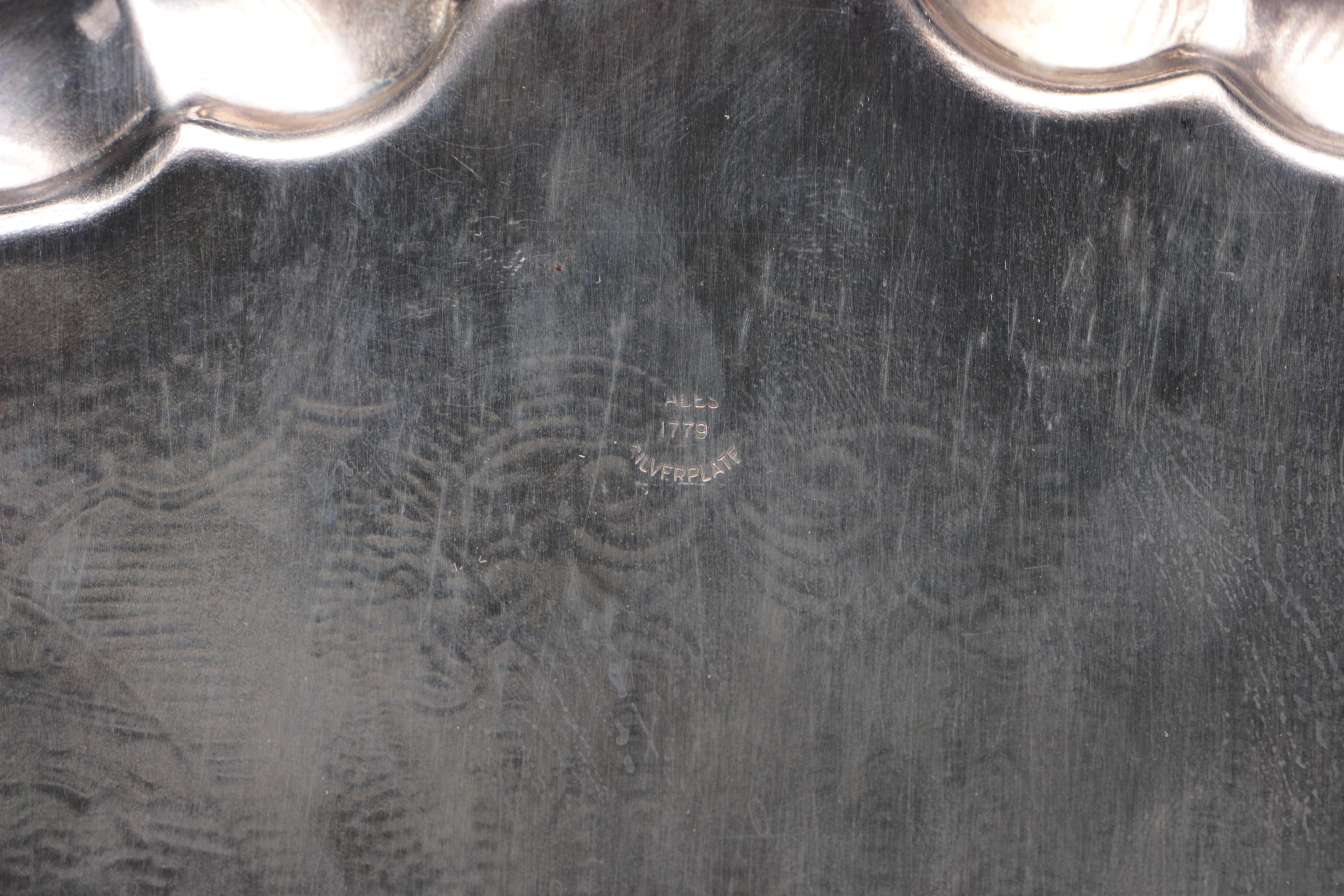 Silver Plate Serving Trays with Eales of Sheffield