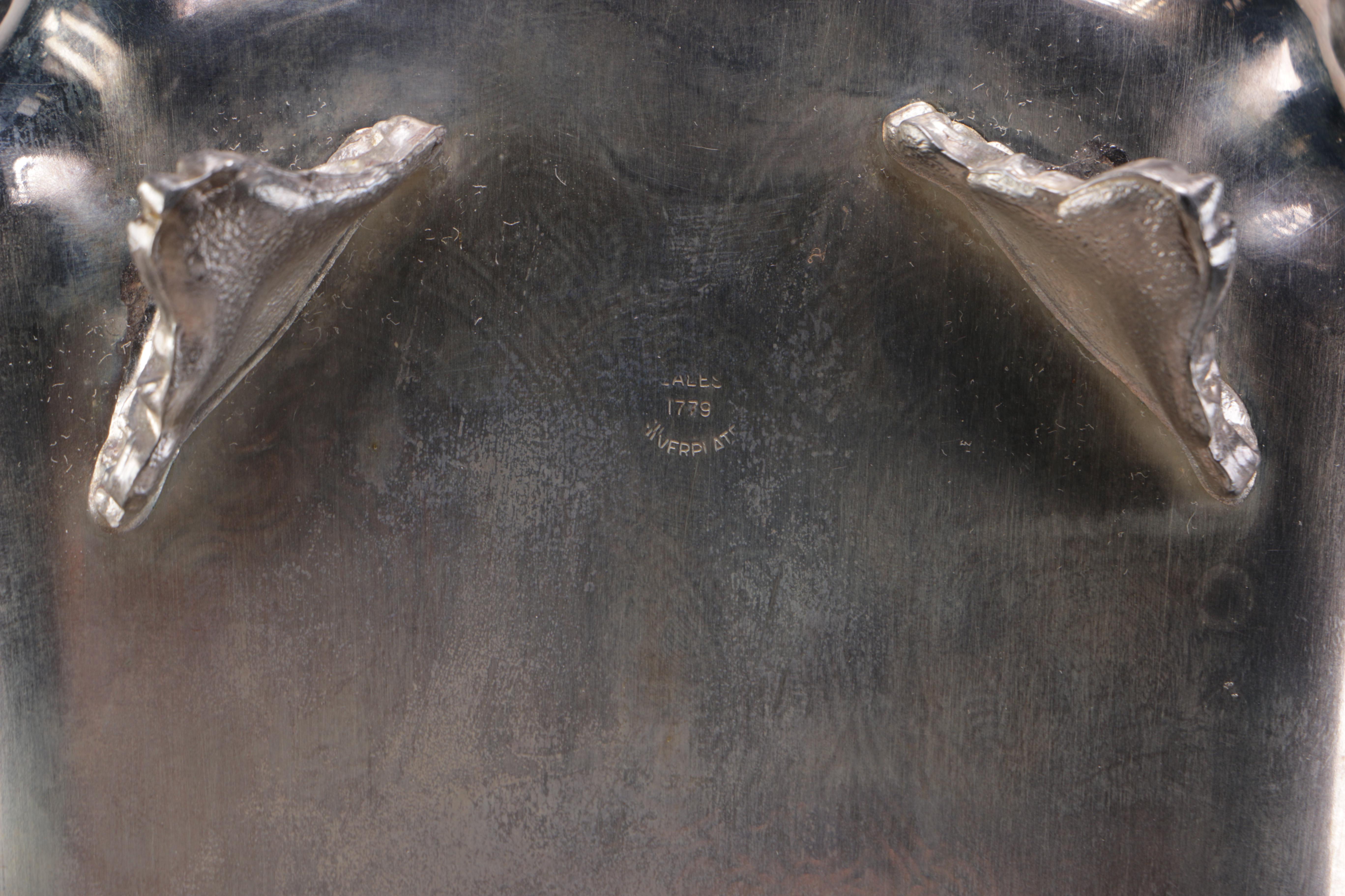 Silver Plate Serving Trays with Eales of Sheffield