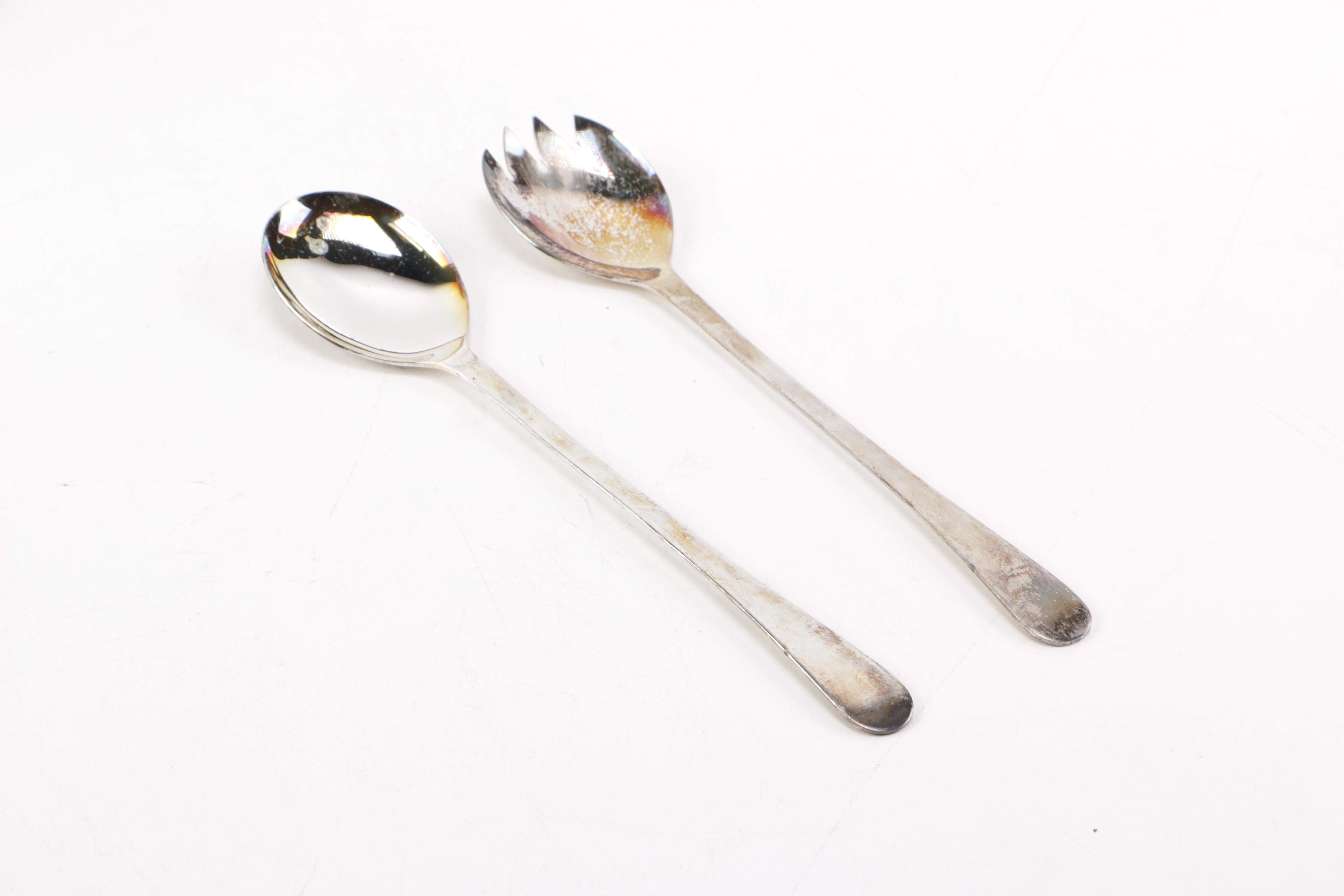 Silver Plate Serving Trays with Eales of Sheffield