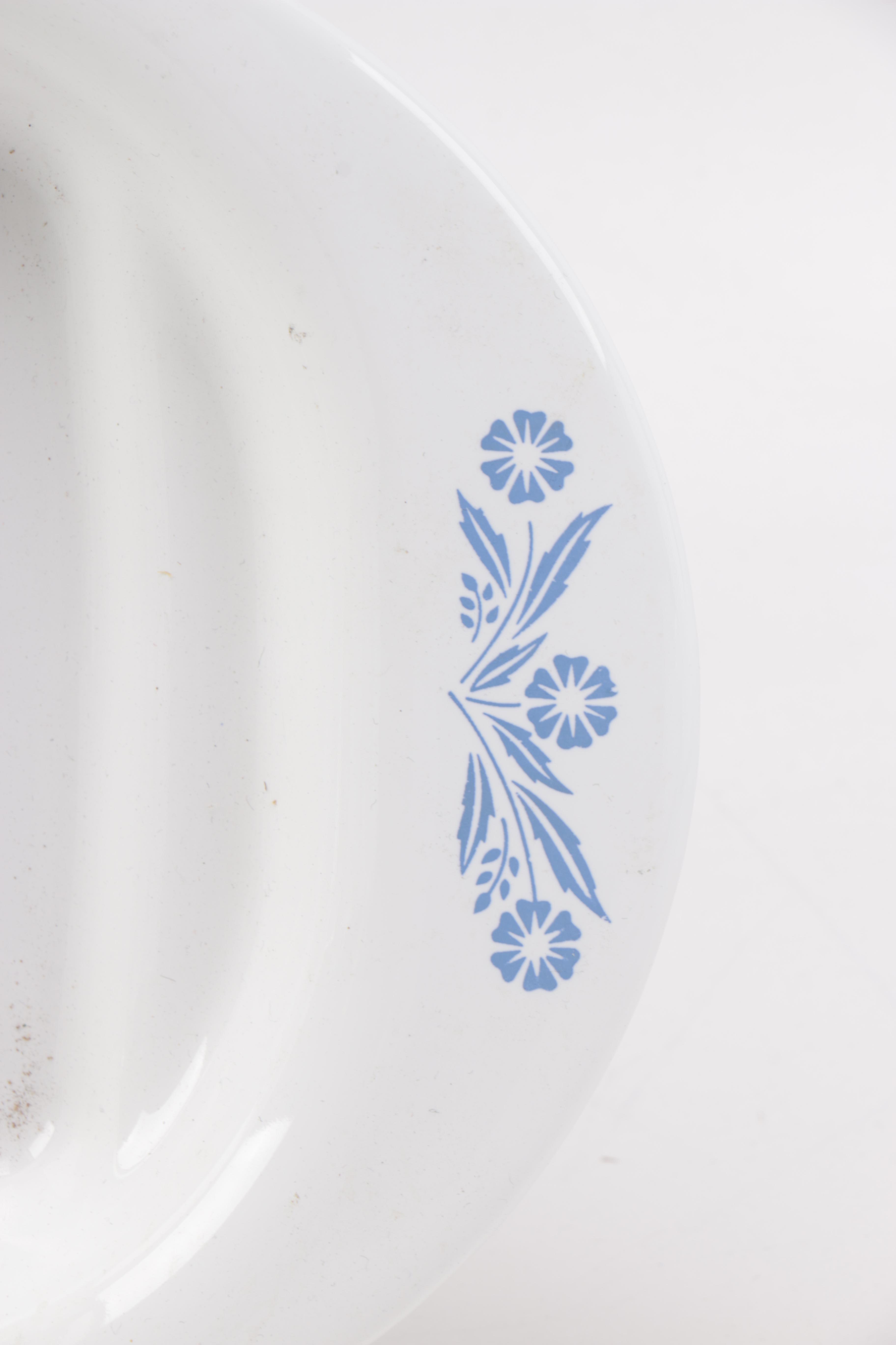 Corningware "Cornflower" Serveware and Hall "Ambiance" Crock