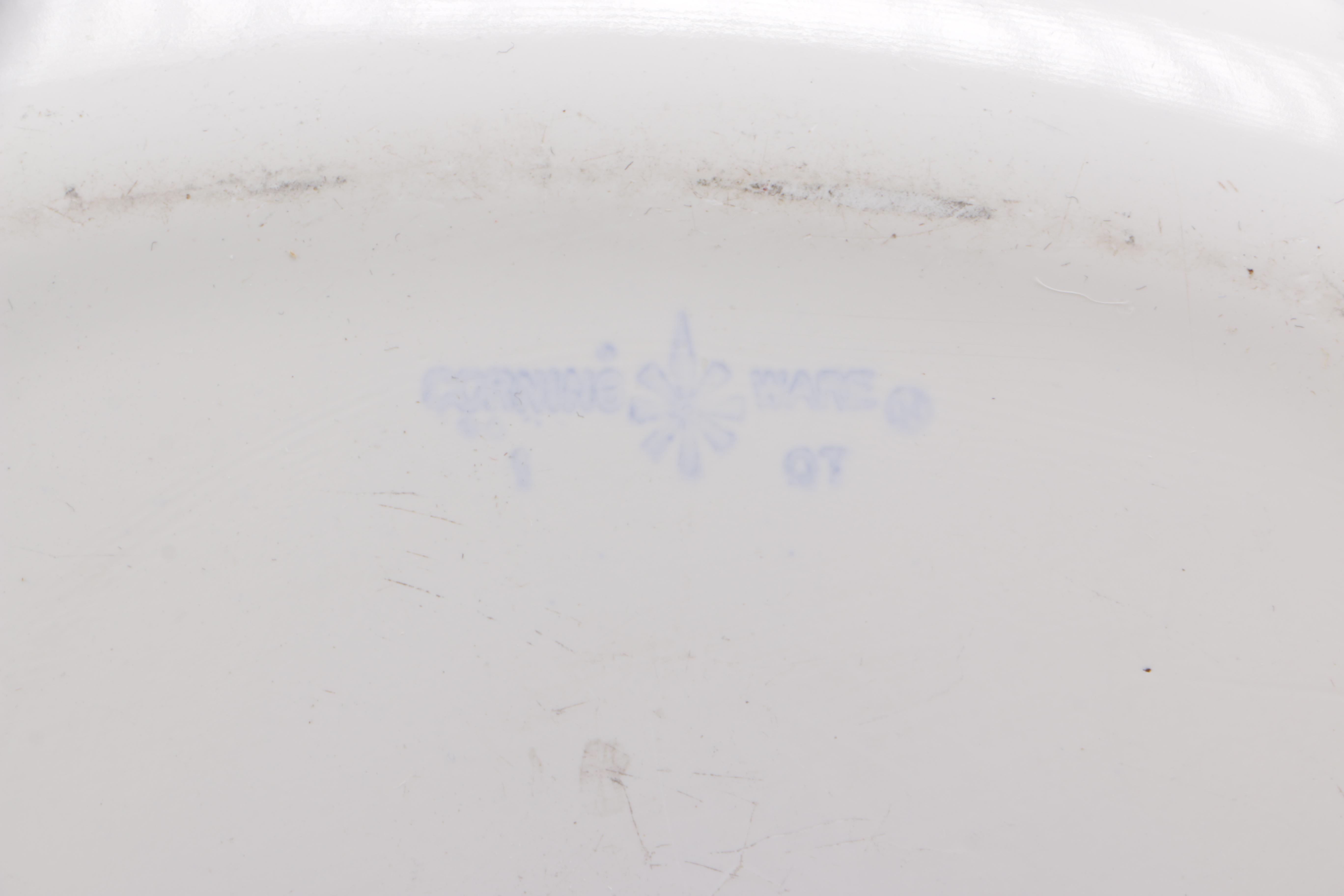 Corningware "Cornflower" Serveware and Hall "Ambiance" Crock