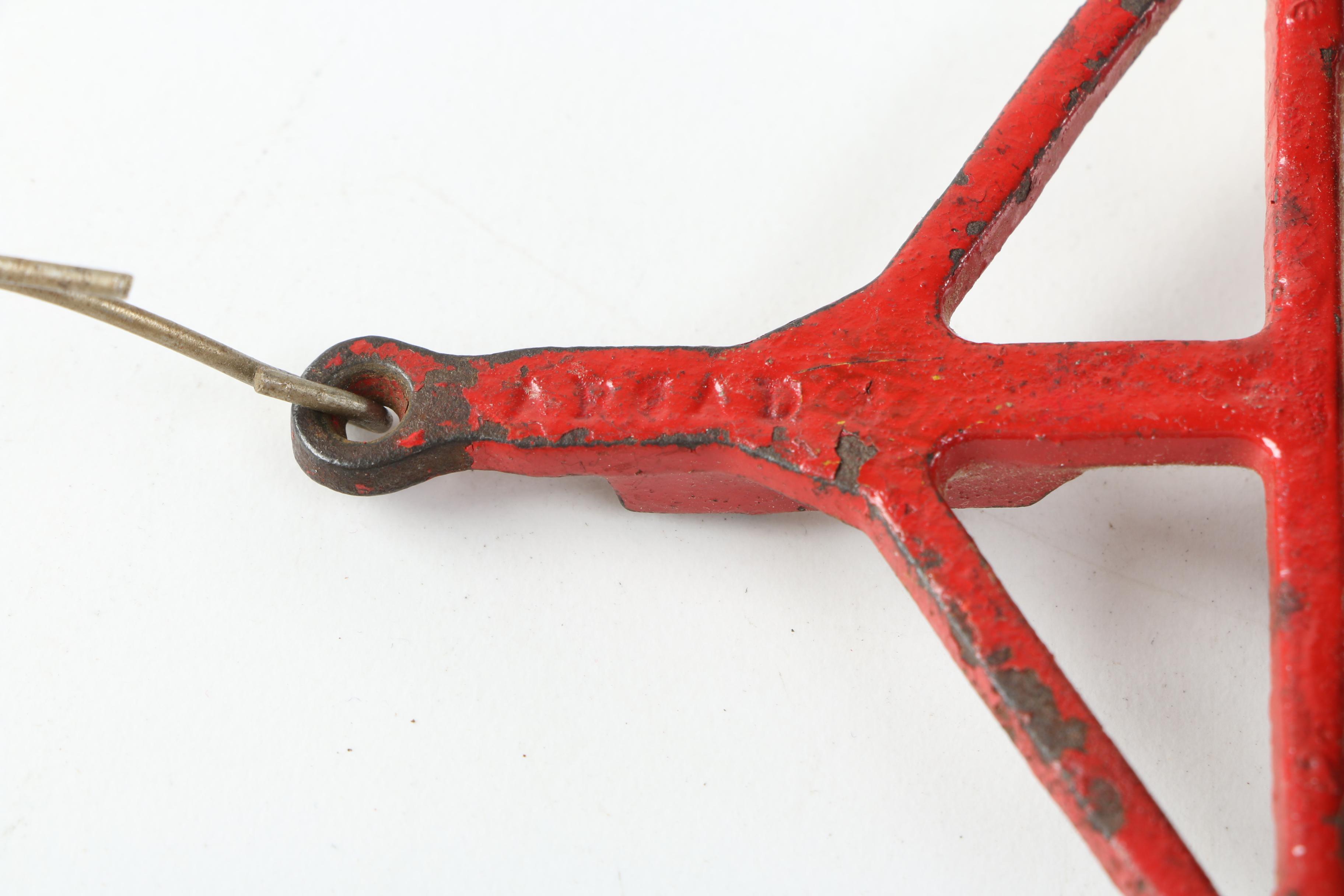 1930s Arcade Cast iron Oliver Tractor with Accessories