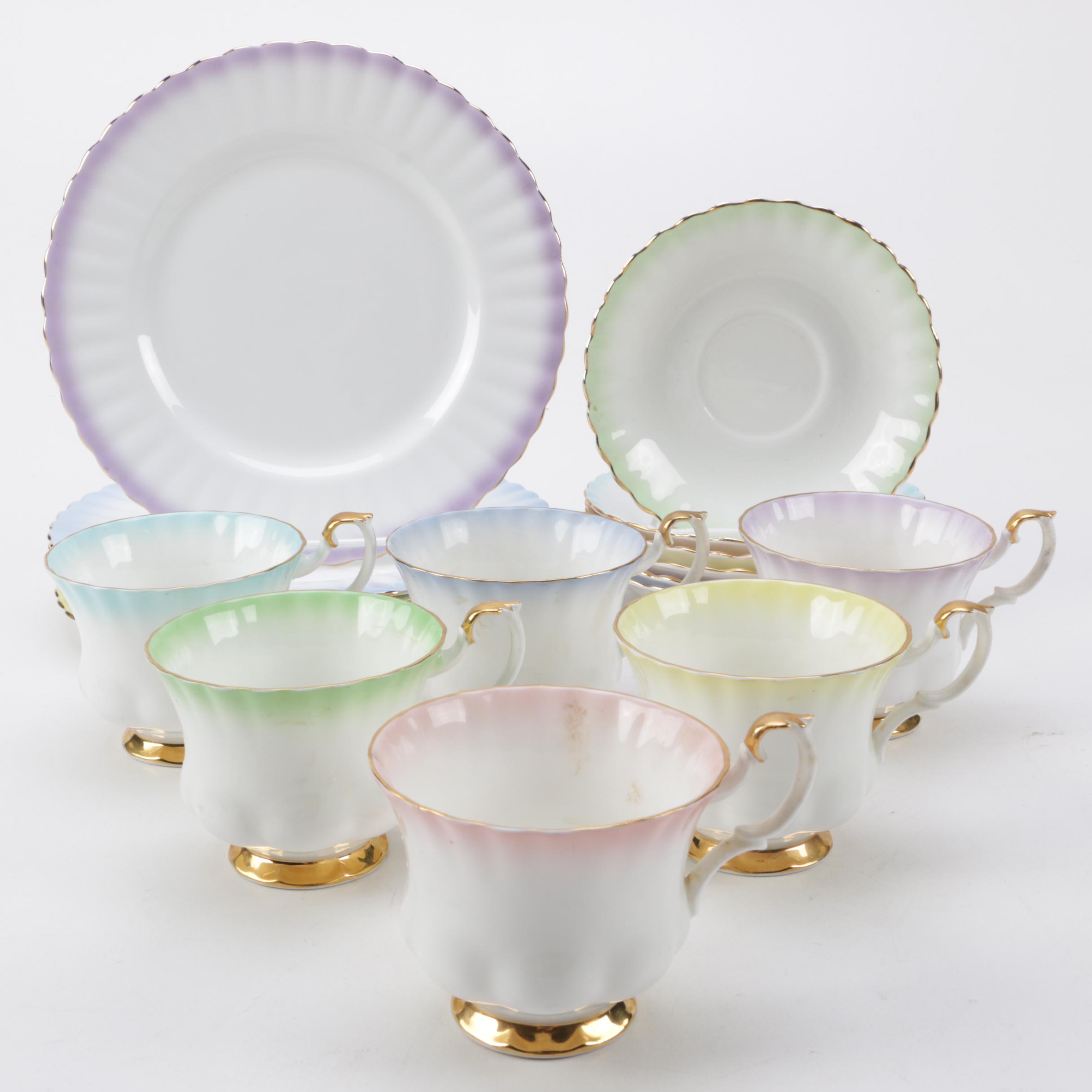 Royal Albert "Rainbow" Bone China Tea Set