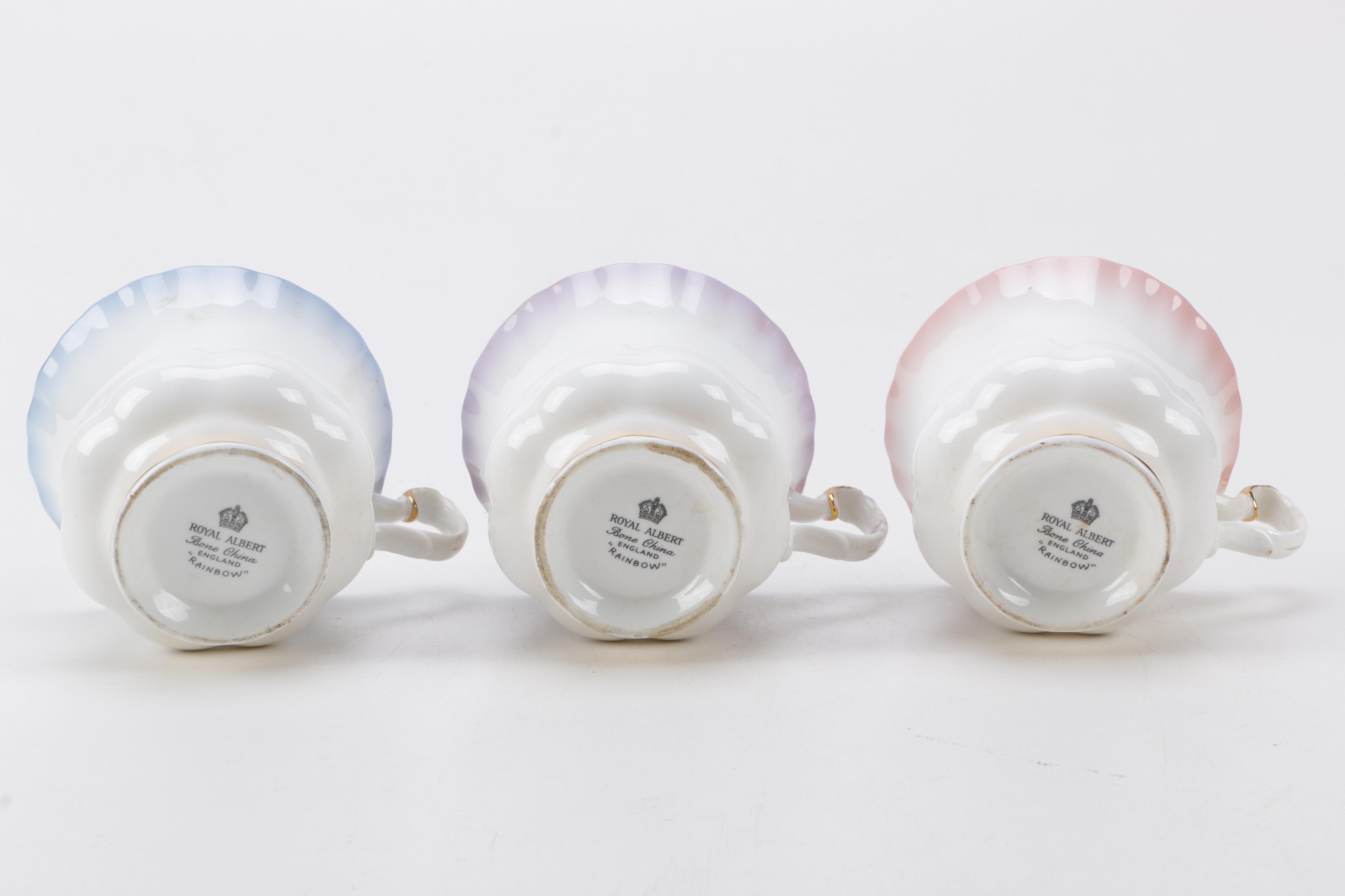 Royal Albert "Rainbow" Bone China Tea Set