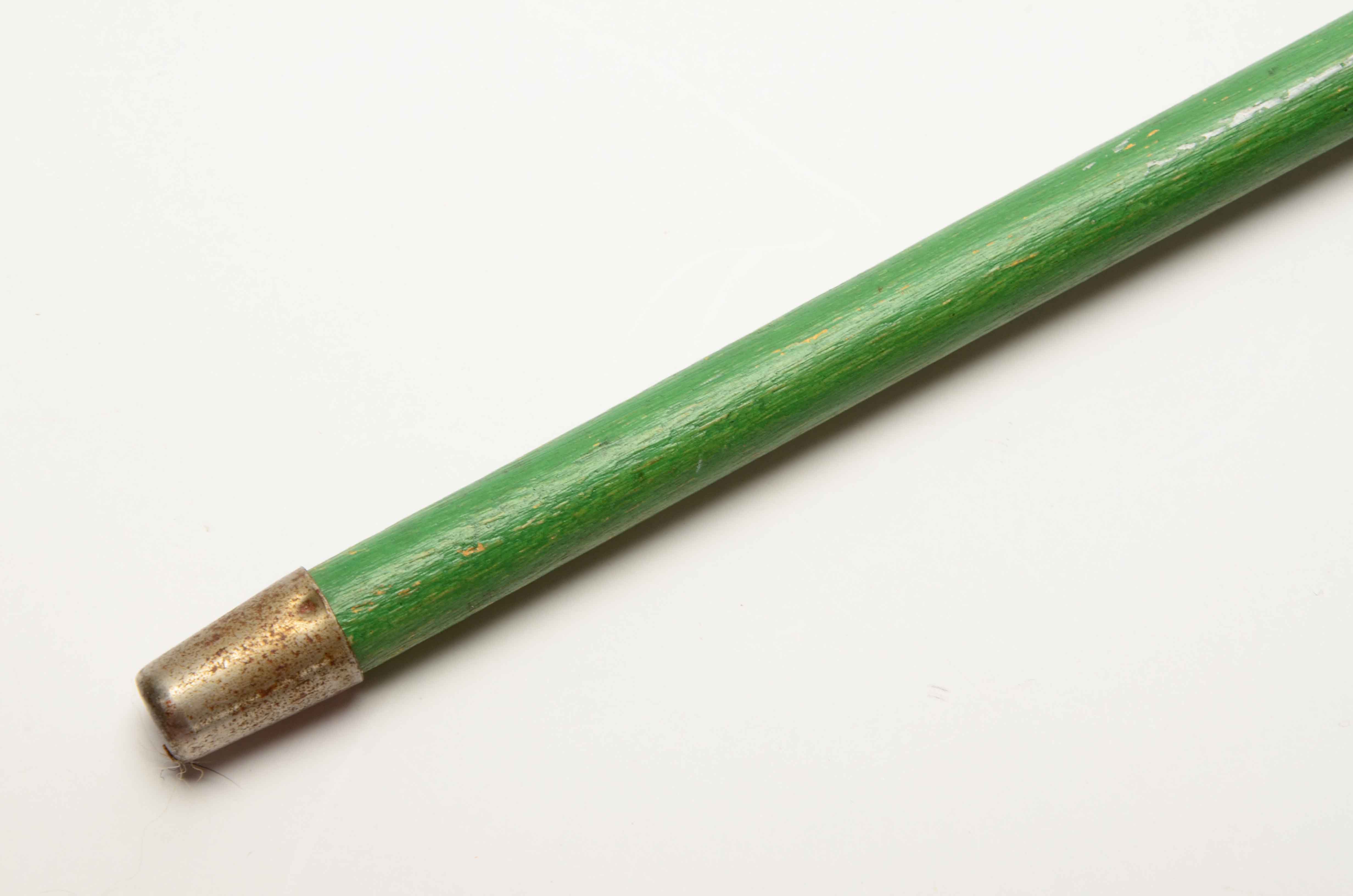 1940s Porcelain Baseball Top Walking Cane