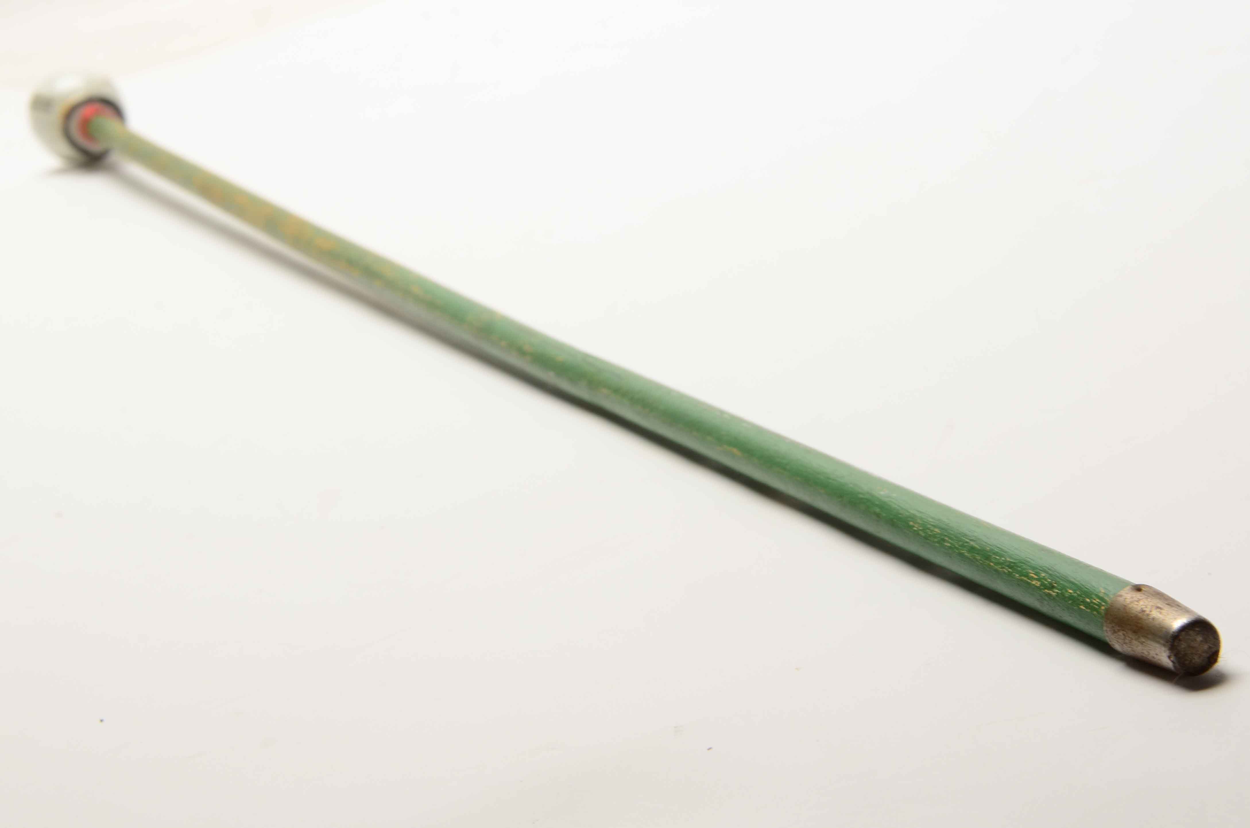 1940s Porcelain Baseball Top Walking Cane