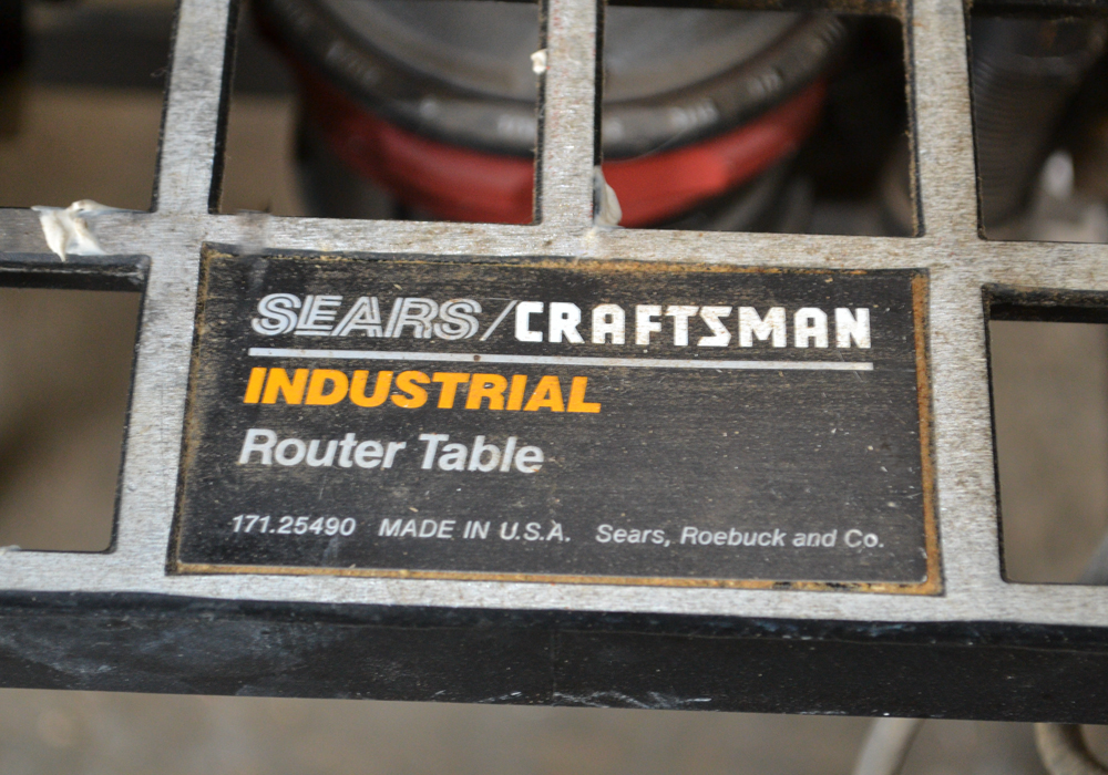 Sears Craftsman Industrial Router Table