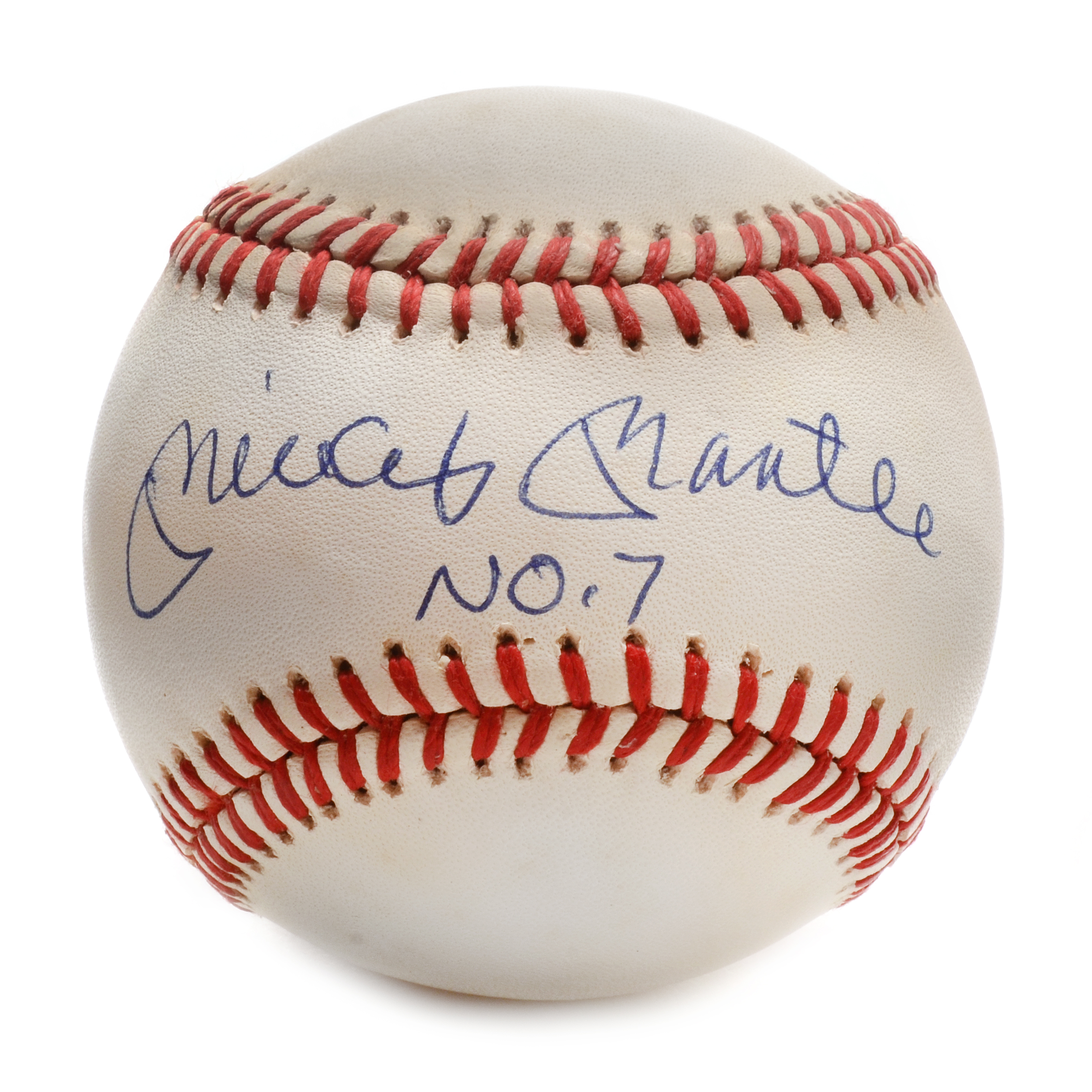 Mickey Mantle Signed Baseball  COA
