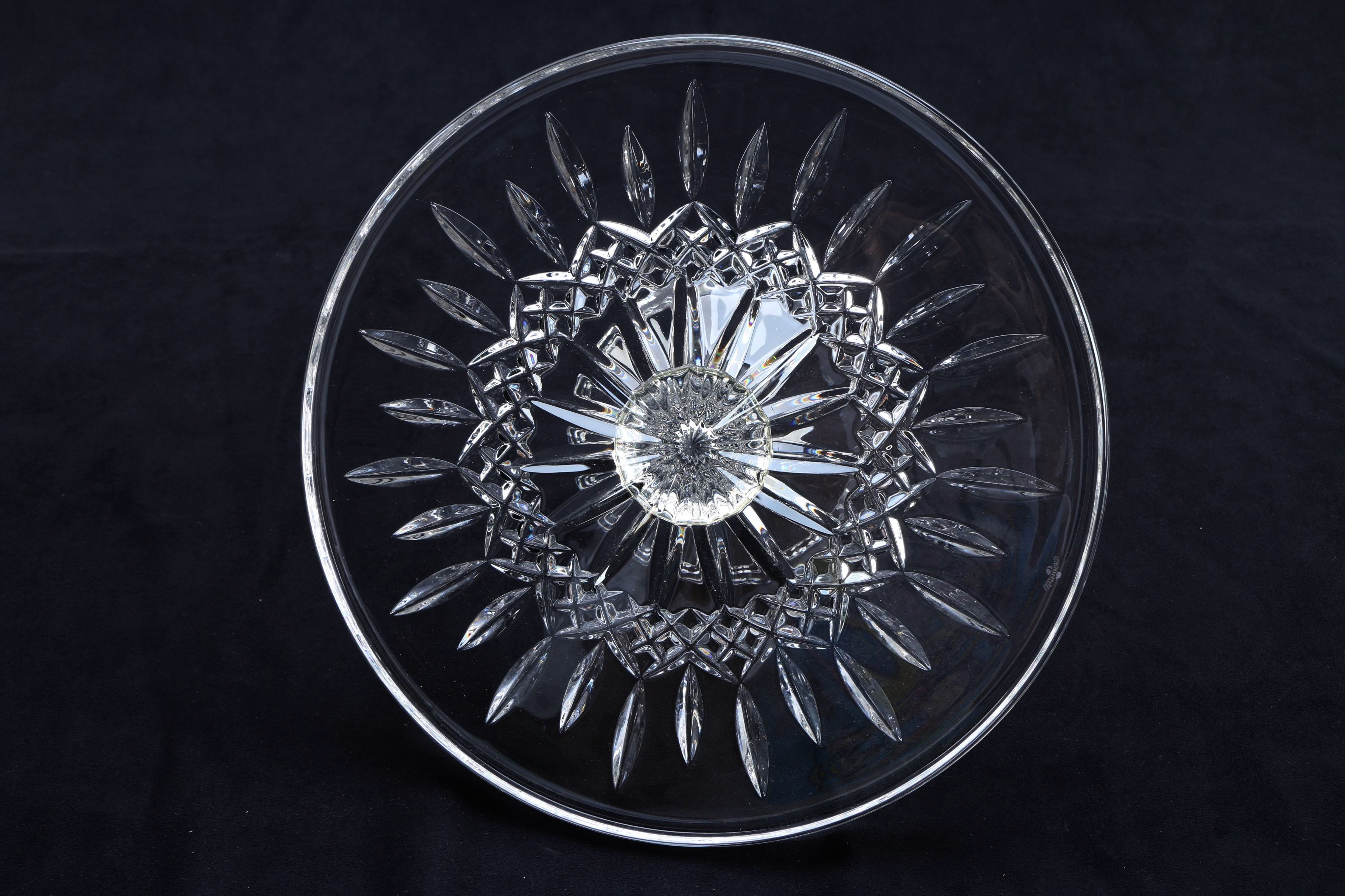 Waterford Crystal "Lismore" Cake Plate