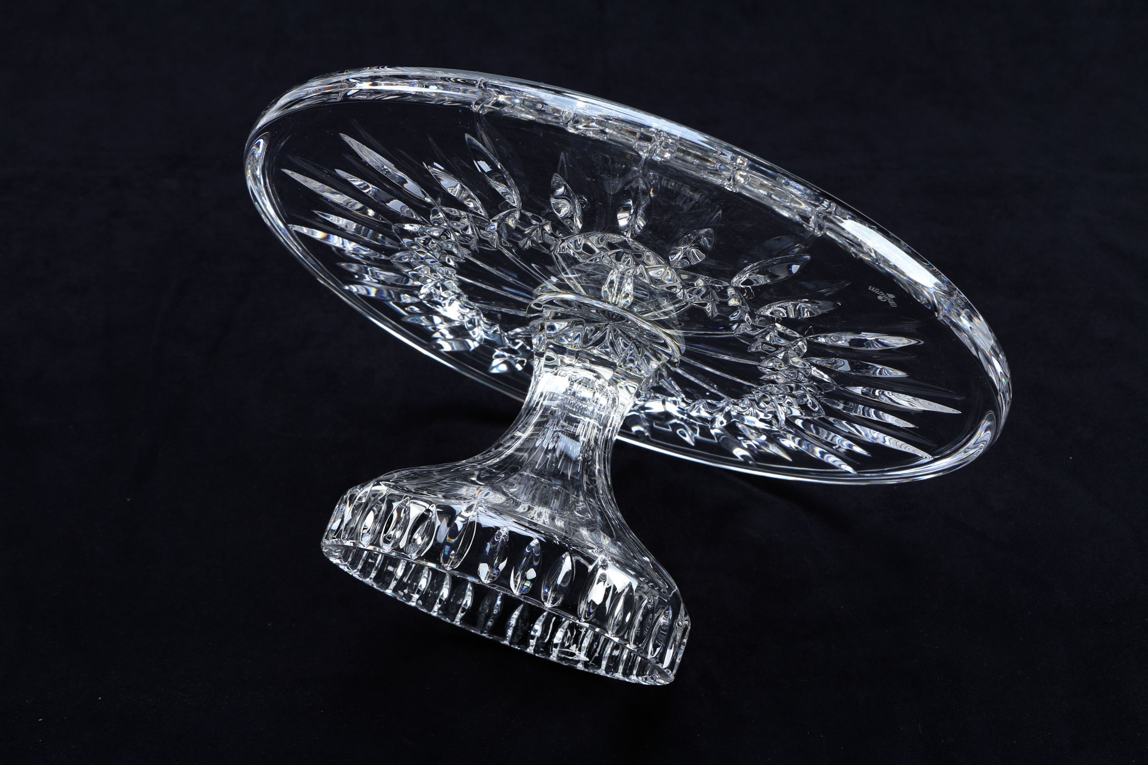 Waterford Crystal "Lismore" Cake Plate