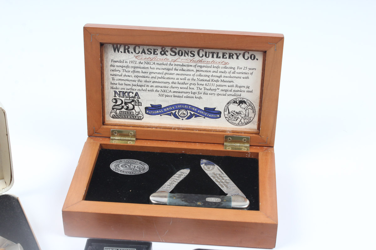 Collection of Zippo Lighters and Folding Knives