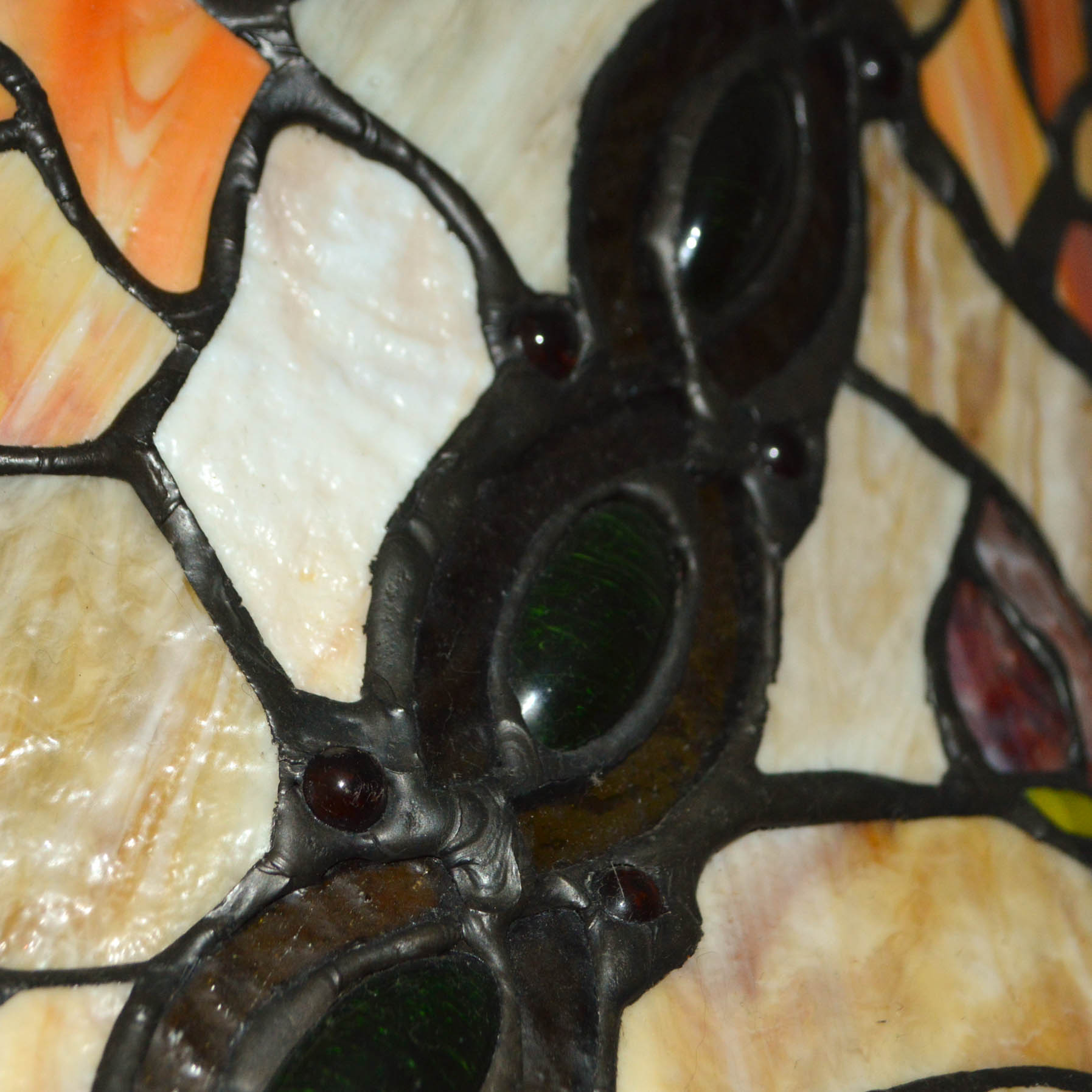 Tiffany Style Tray Table Floor Lamp