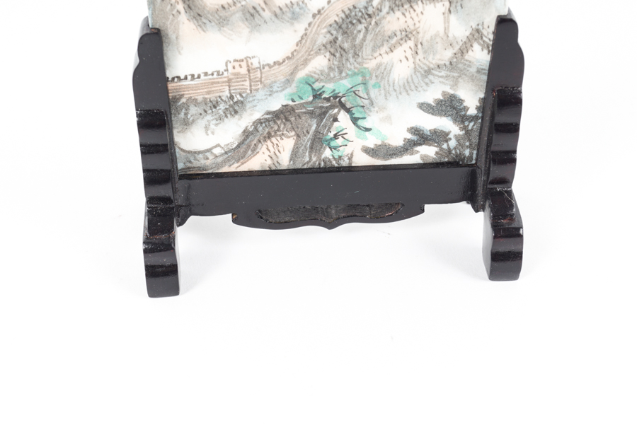 Chinese Stone Tile Painting of the Great Wall of China