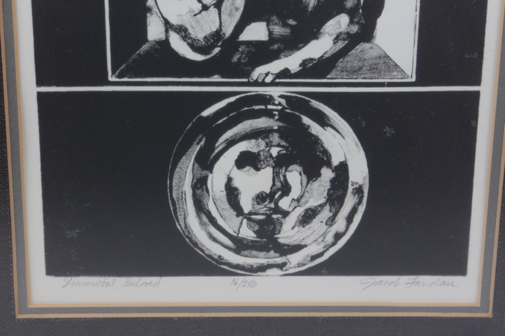 Jacob Landeau Limited Edition "Immortal Beloved" Lithograph