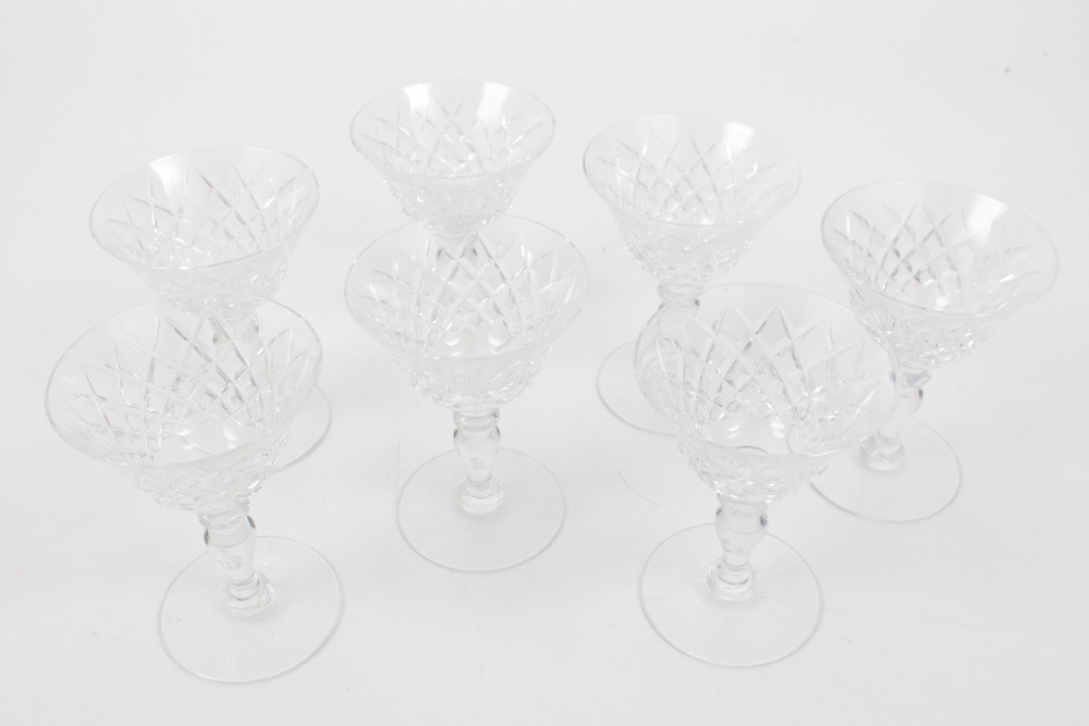 Hawkes "Delft Diamond" Crystal Sherbet Glasses