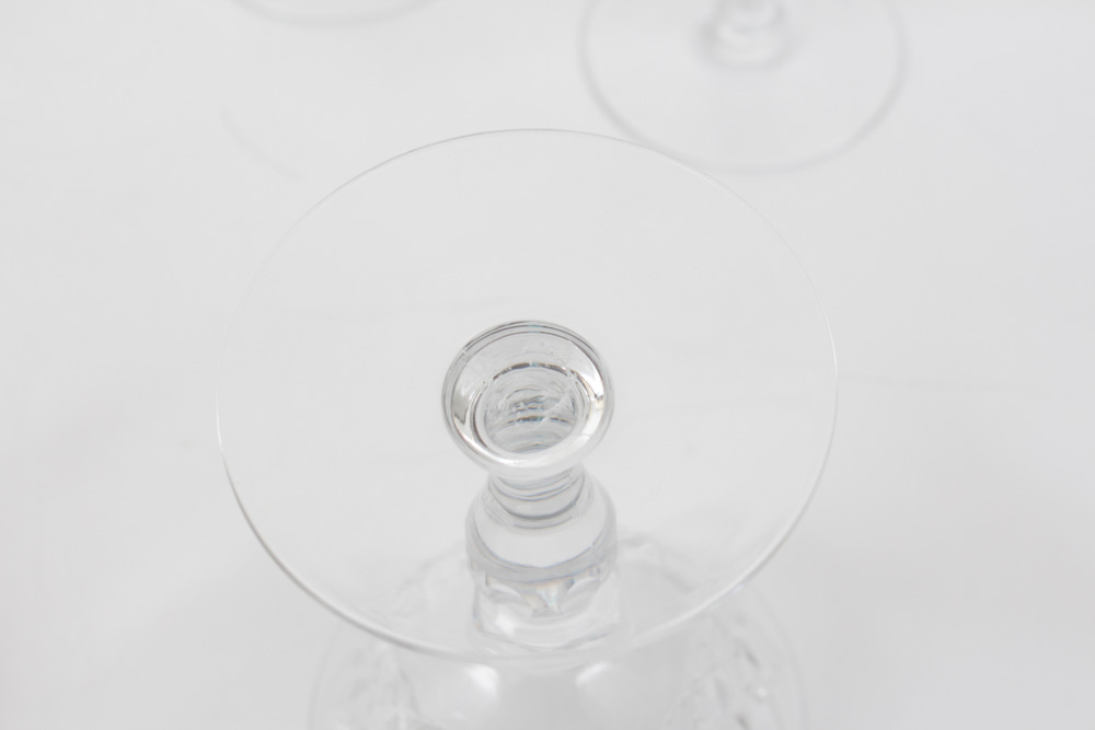 Hawkes "Delft Diamond" Crystal Sherbet Glasses