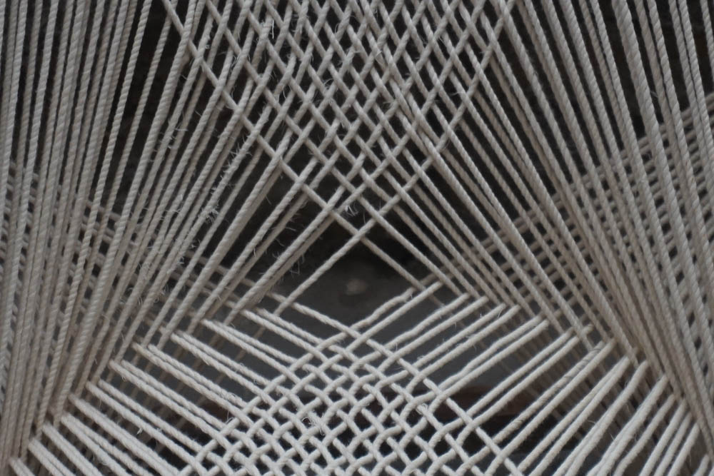 Danish Modern String Chair and Ottoman