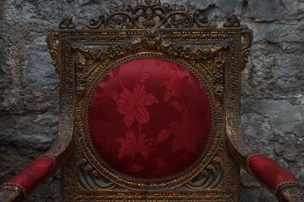 Vintage Rococo Style Arm Chairs