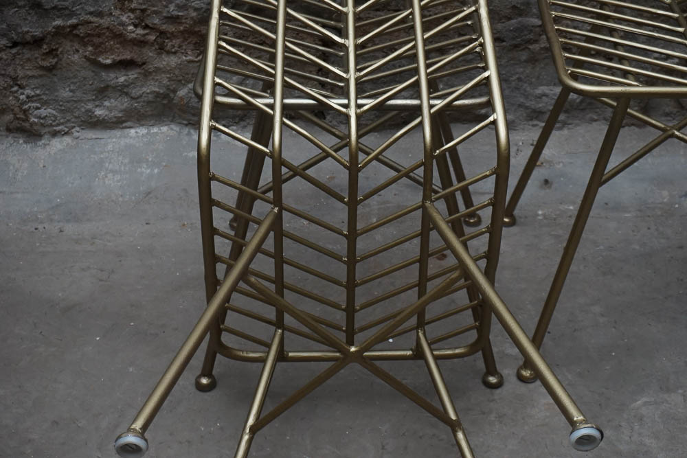 Mid Century Modern Style Metal Chairs