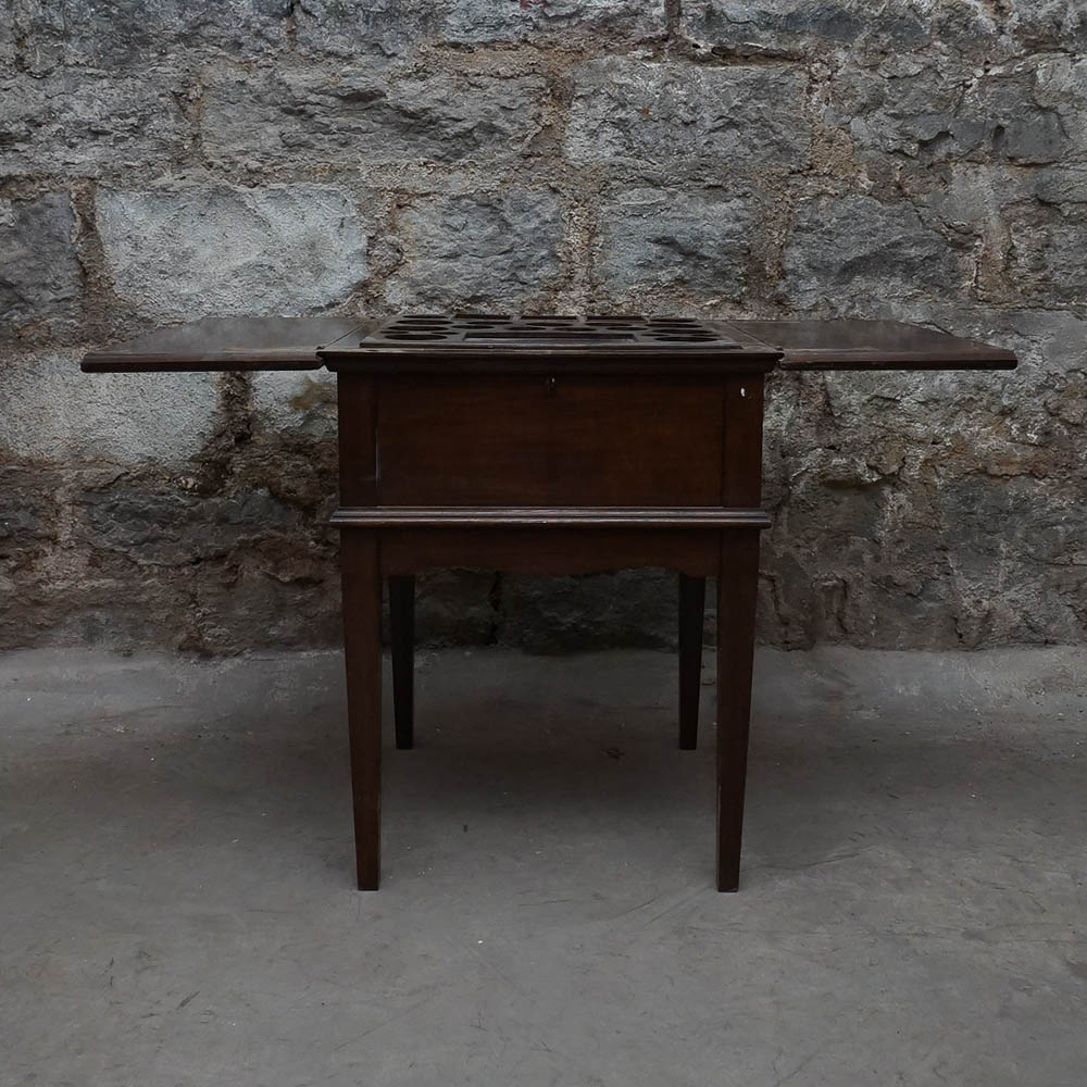 Vintage Oak Liquor Cabinet