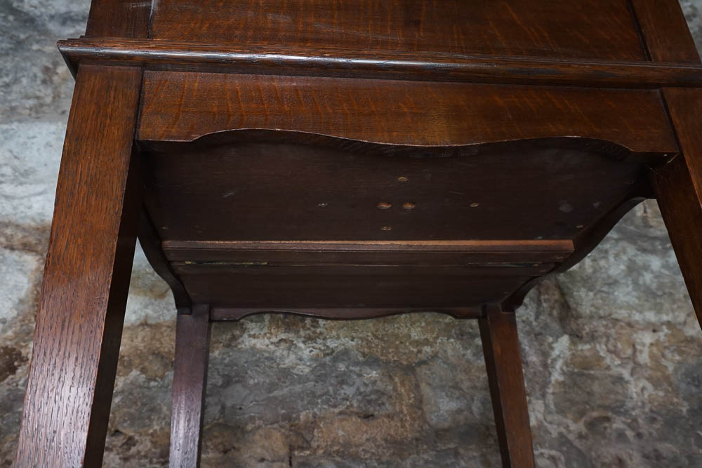 Vintage Oak Liquor Cabinet