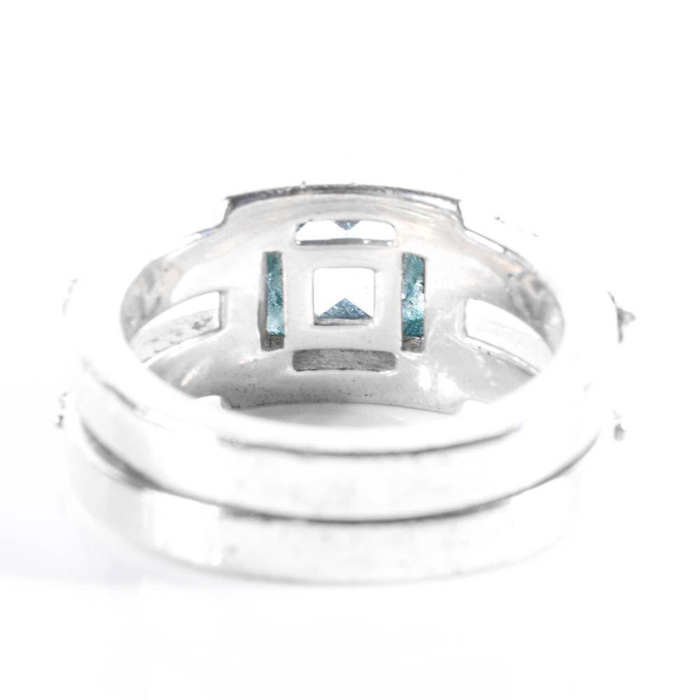 Michael Dawkins Sterling Silver and Quartz Ring