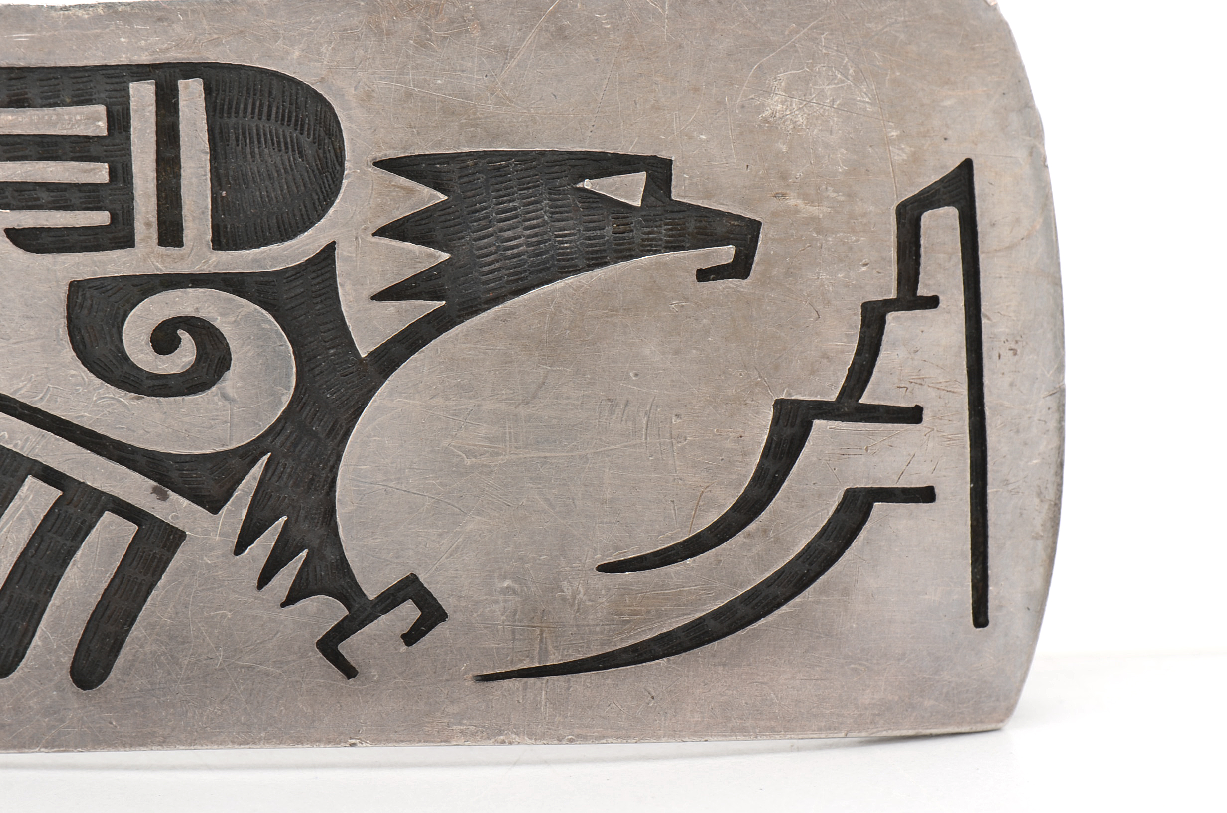 Eldon James Hopi Signed Sterling Silver Buckle