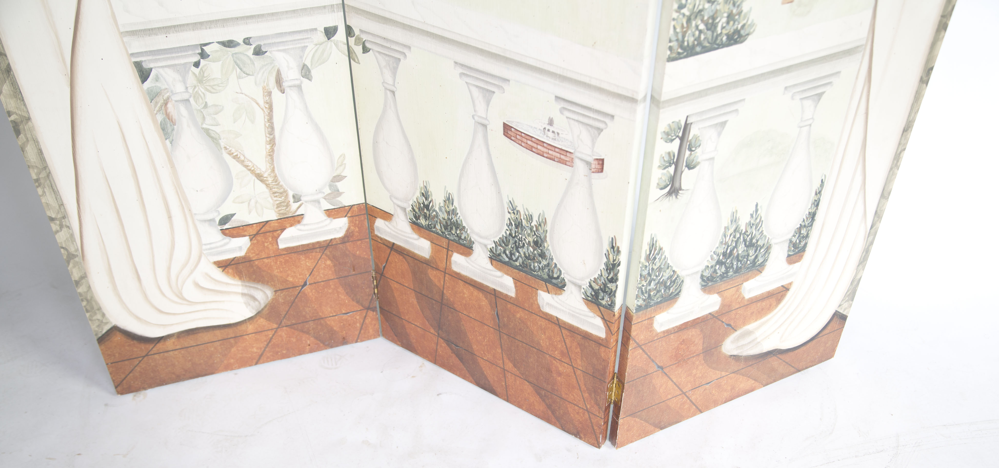 Decorative Three Panel Room Divider