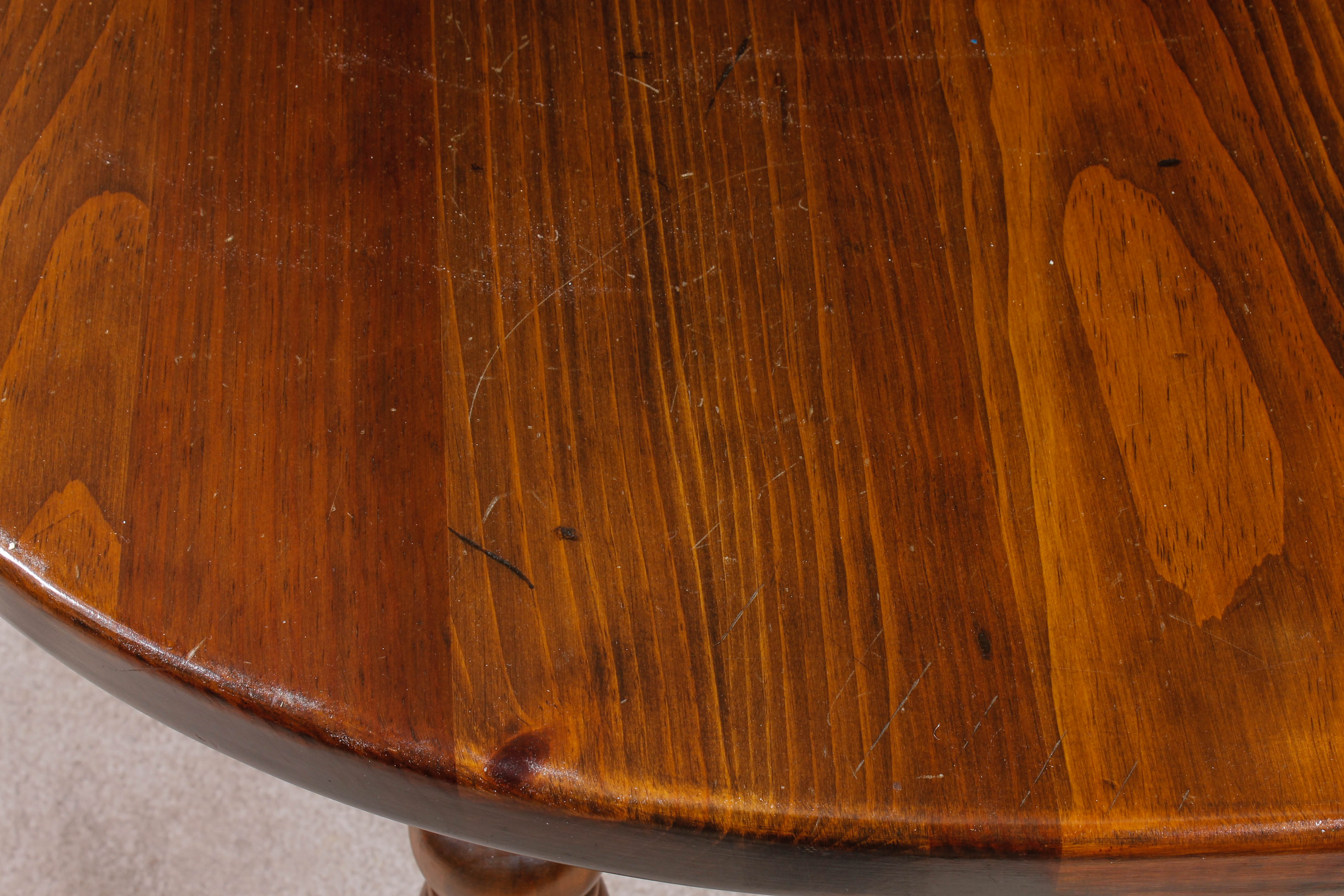 Vintage "Early American" Dining Table and Chairs by Ethan Allen