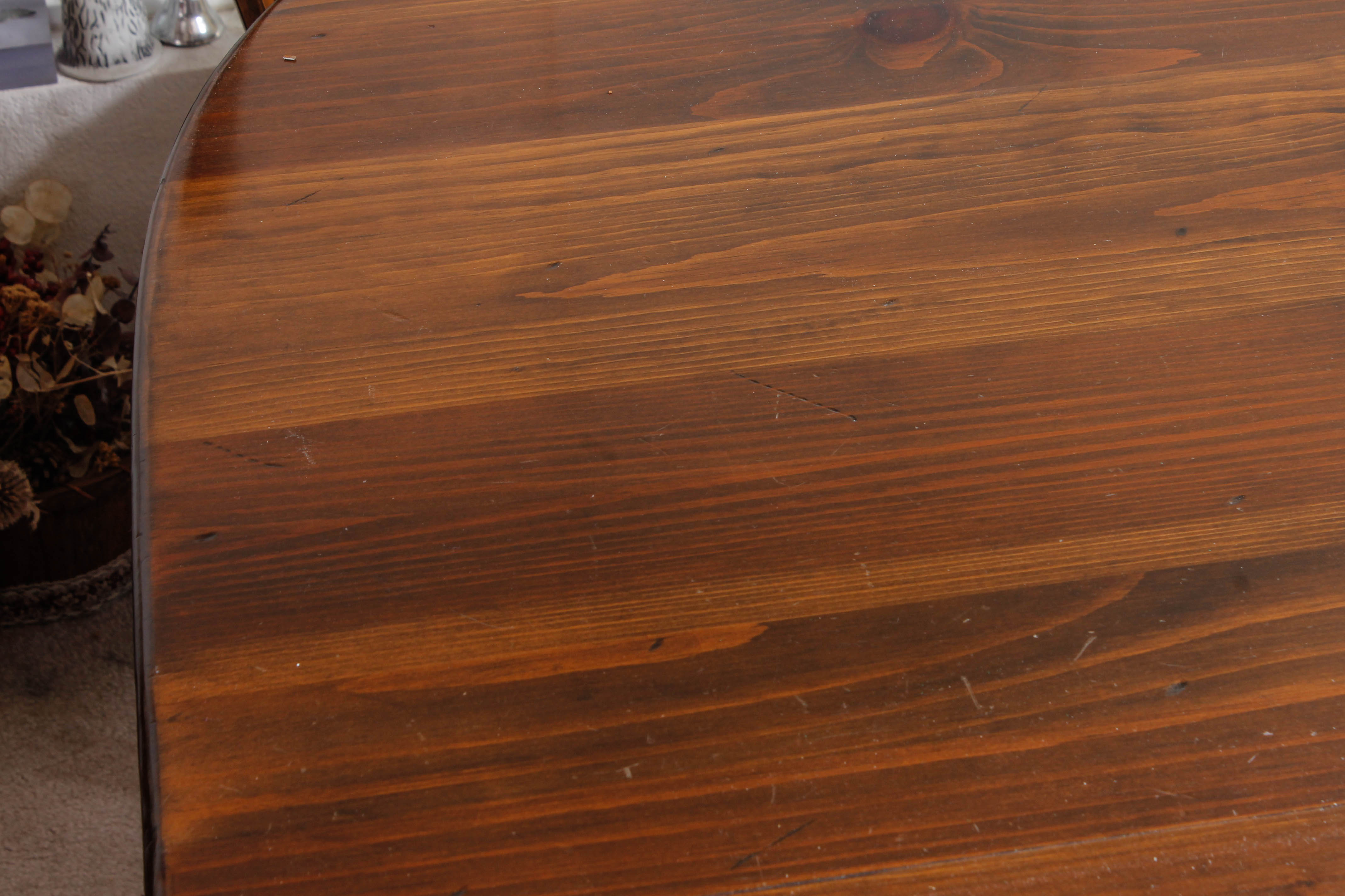 Vintage "Early American" Dining Table and Chairs by Ethan Allen