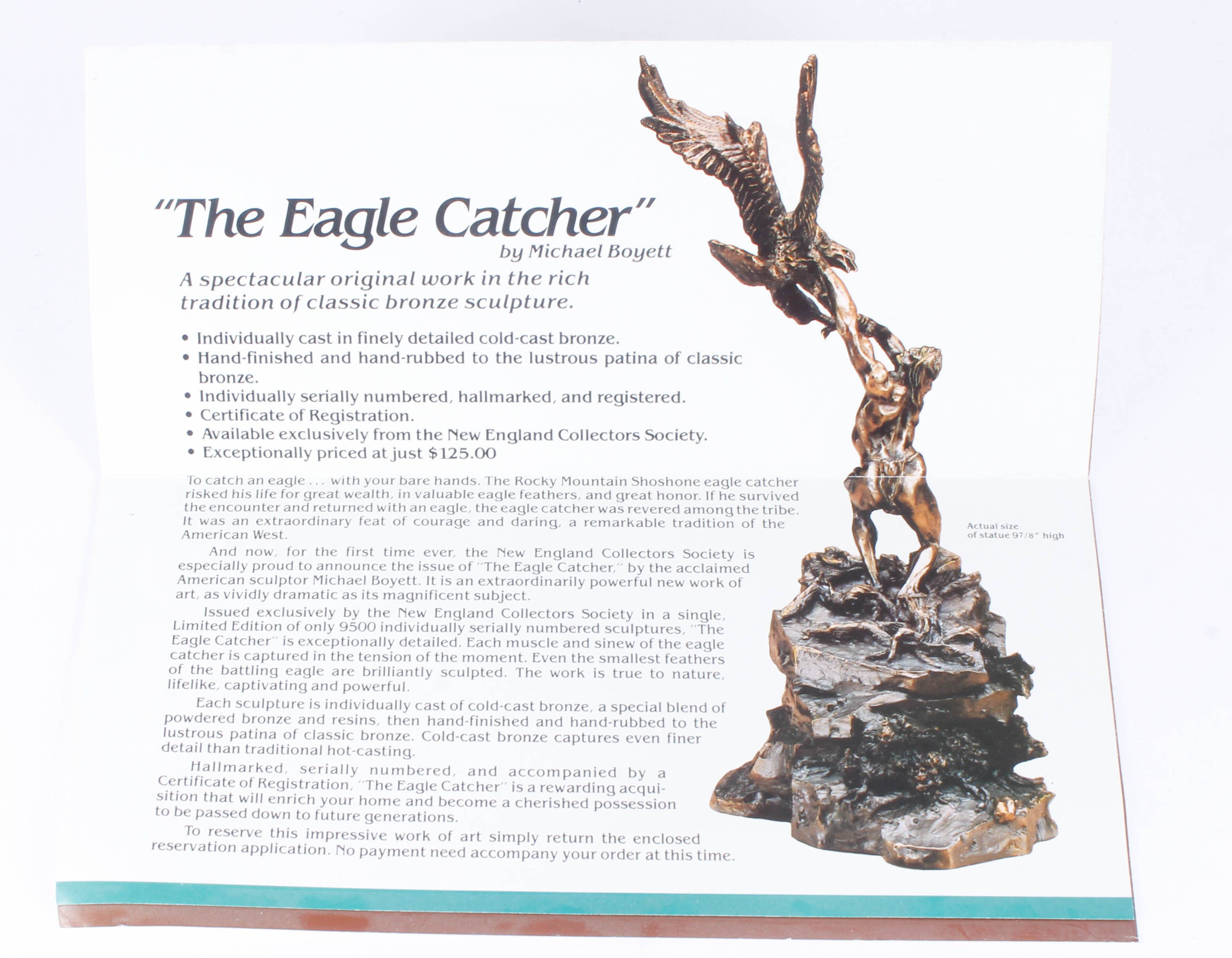 Vintage Bronze Sculptures by New England Collectors Society