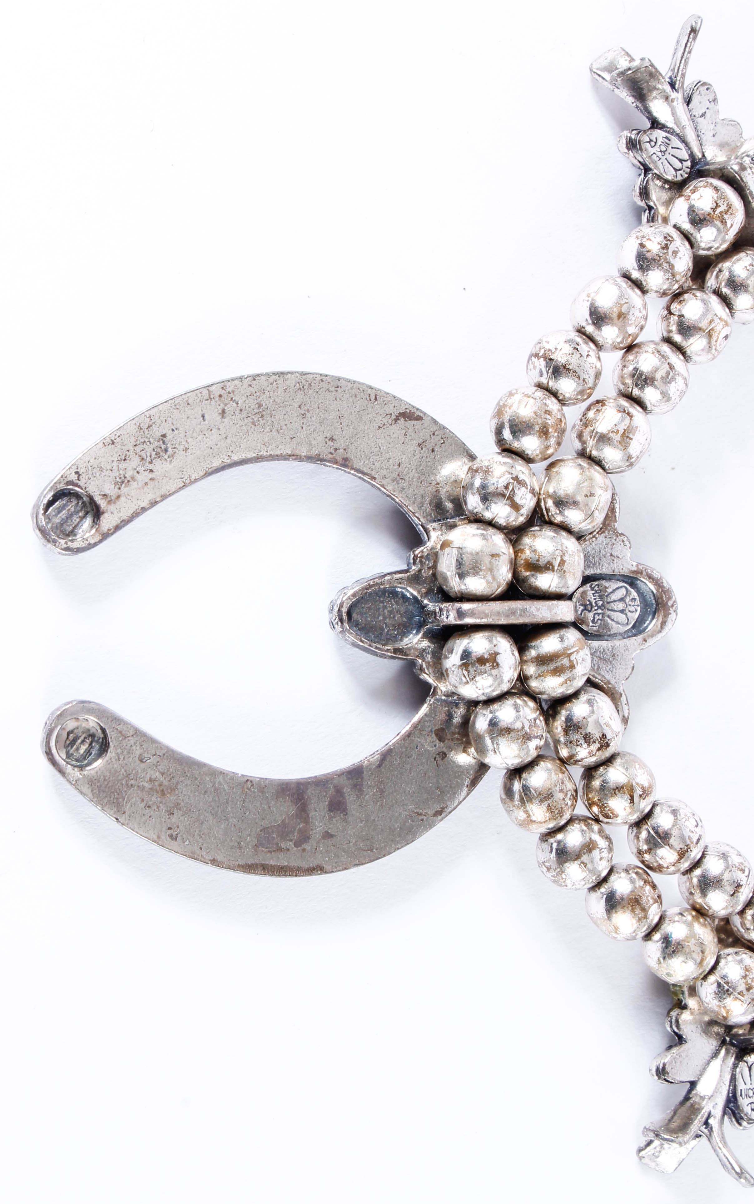 Sancrest Sterling Silver Squash Blossom Necklace