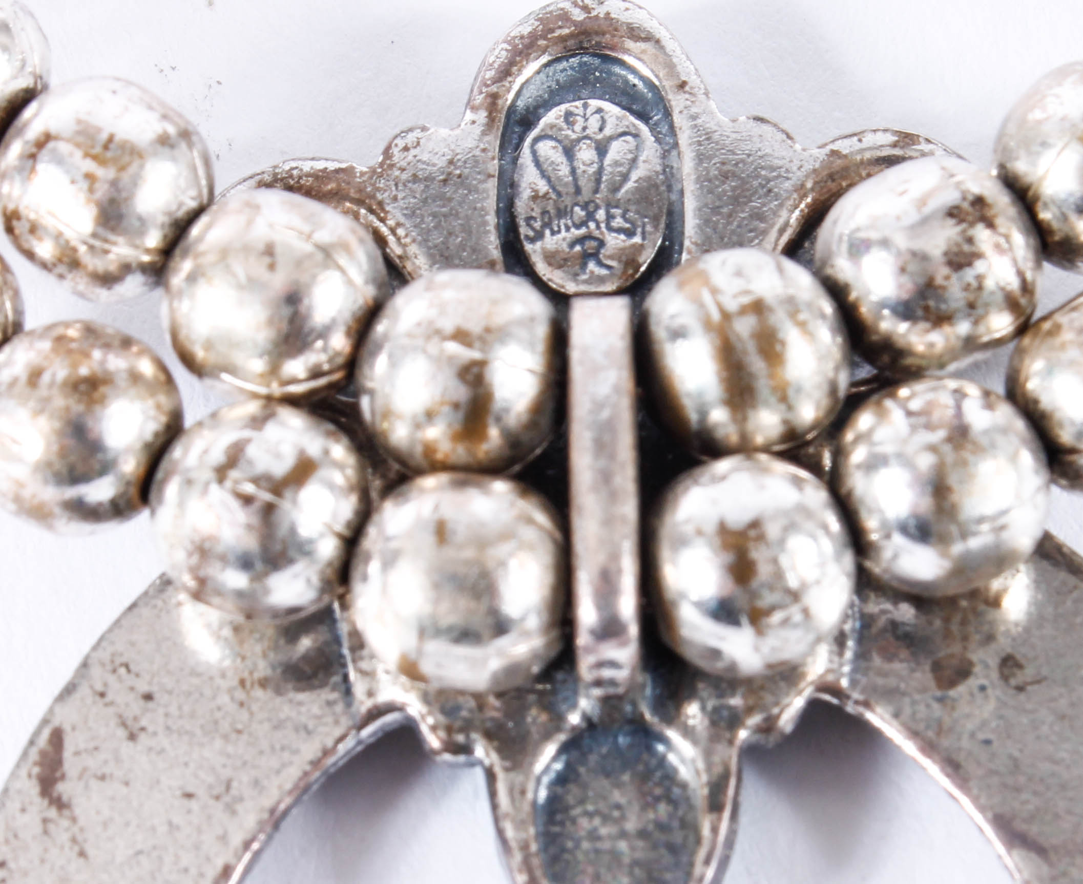 Sancrest Sterling Silver Squash Blossom Necklace