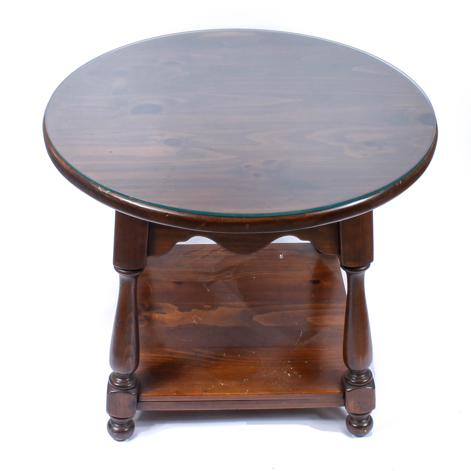 Vintage "Old Tavern" Pine Side Table by Ethan Allen
