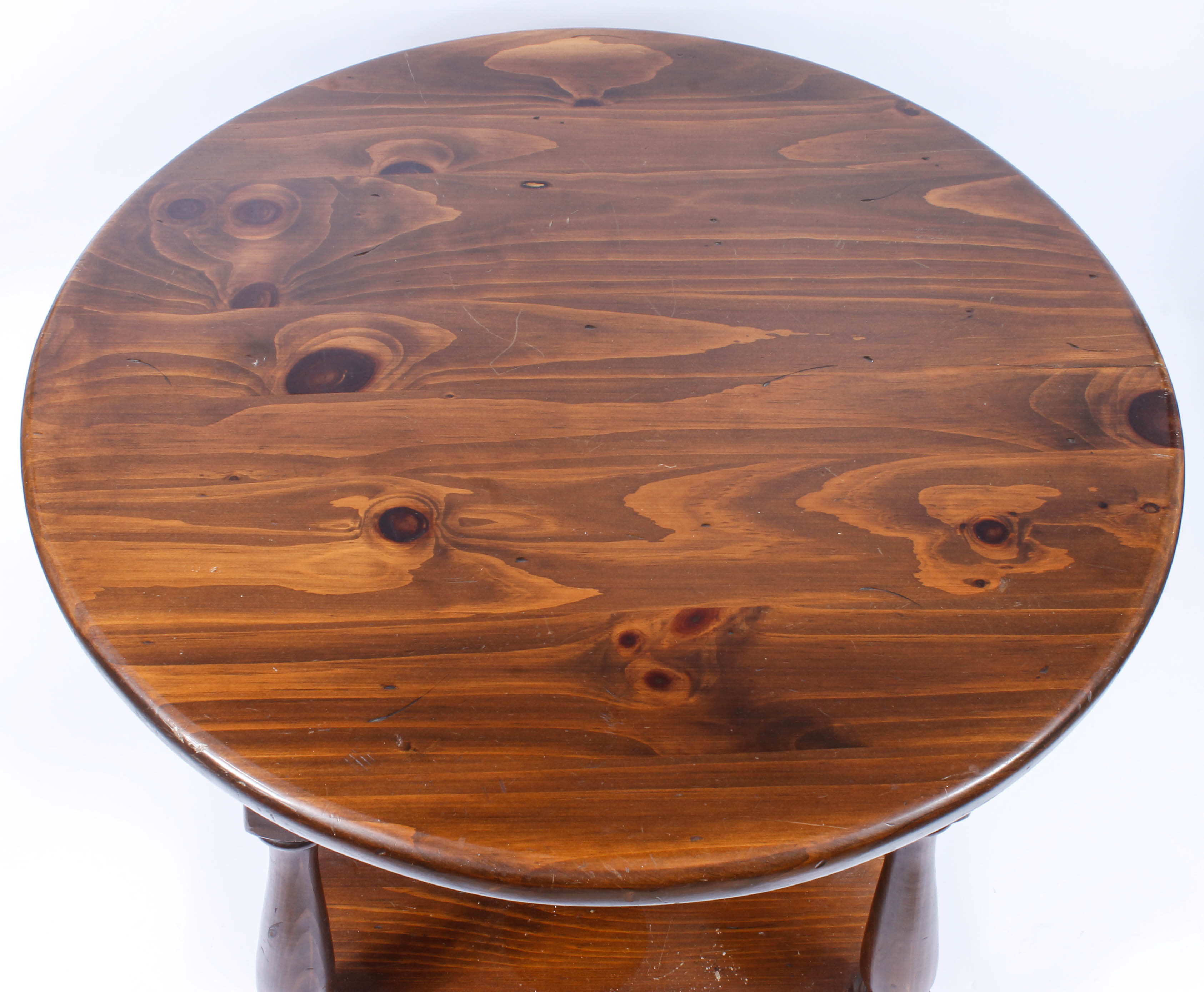 Vintage "Old Tavern" Pine Side Table by Ethan Allen