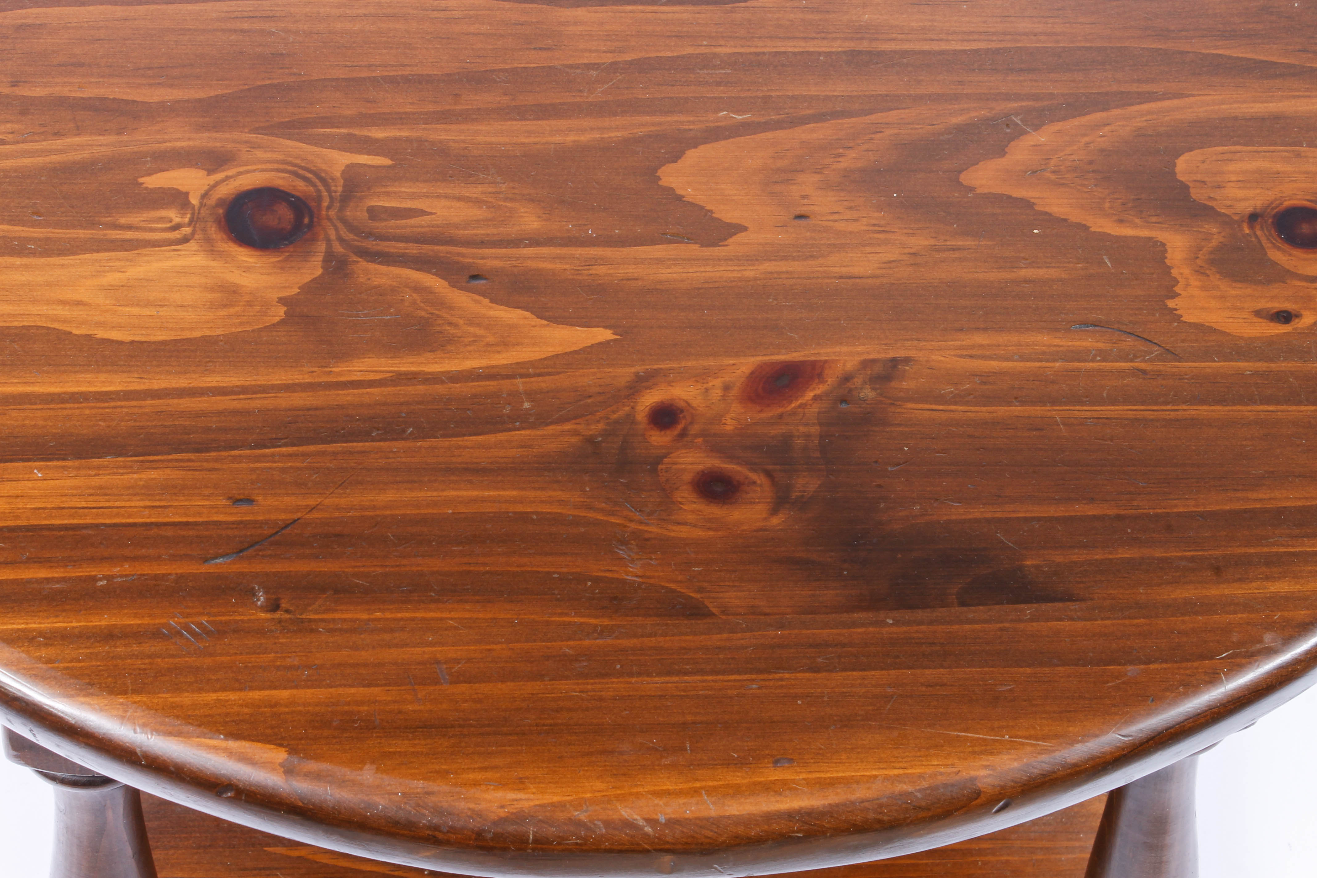 Vintage "Old Tavern" Pine Side Table by Ethan Allen