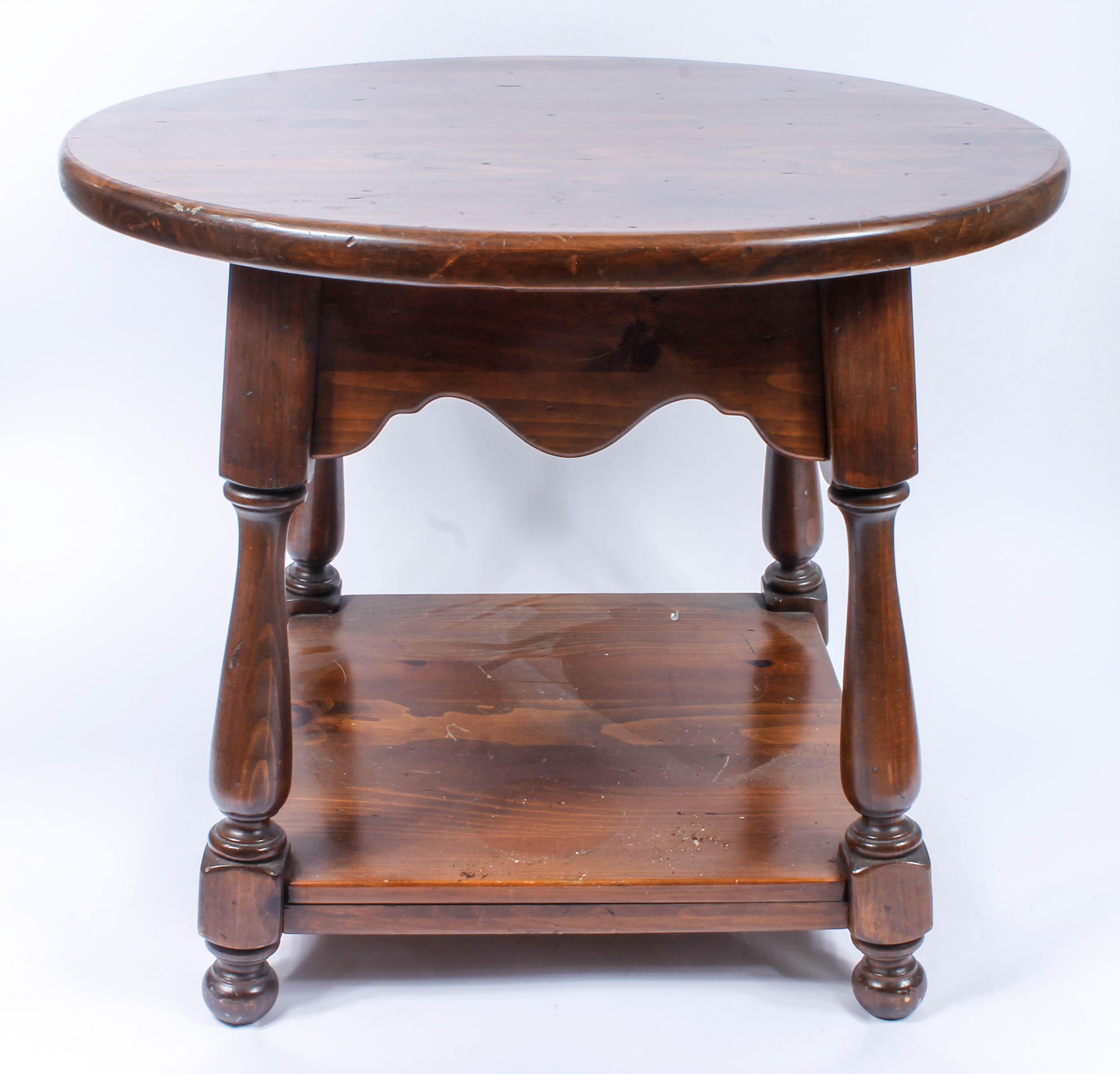 Vintage "Old Tavern" Pine Side Table by Ethan Allen