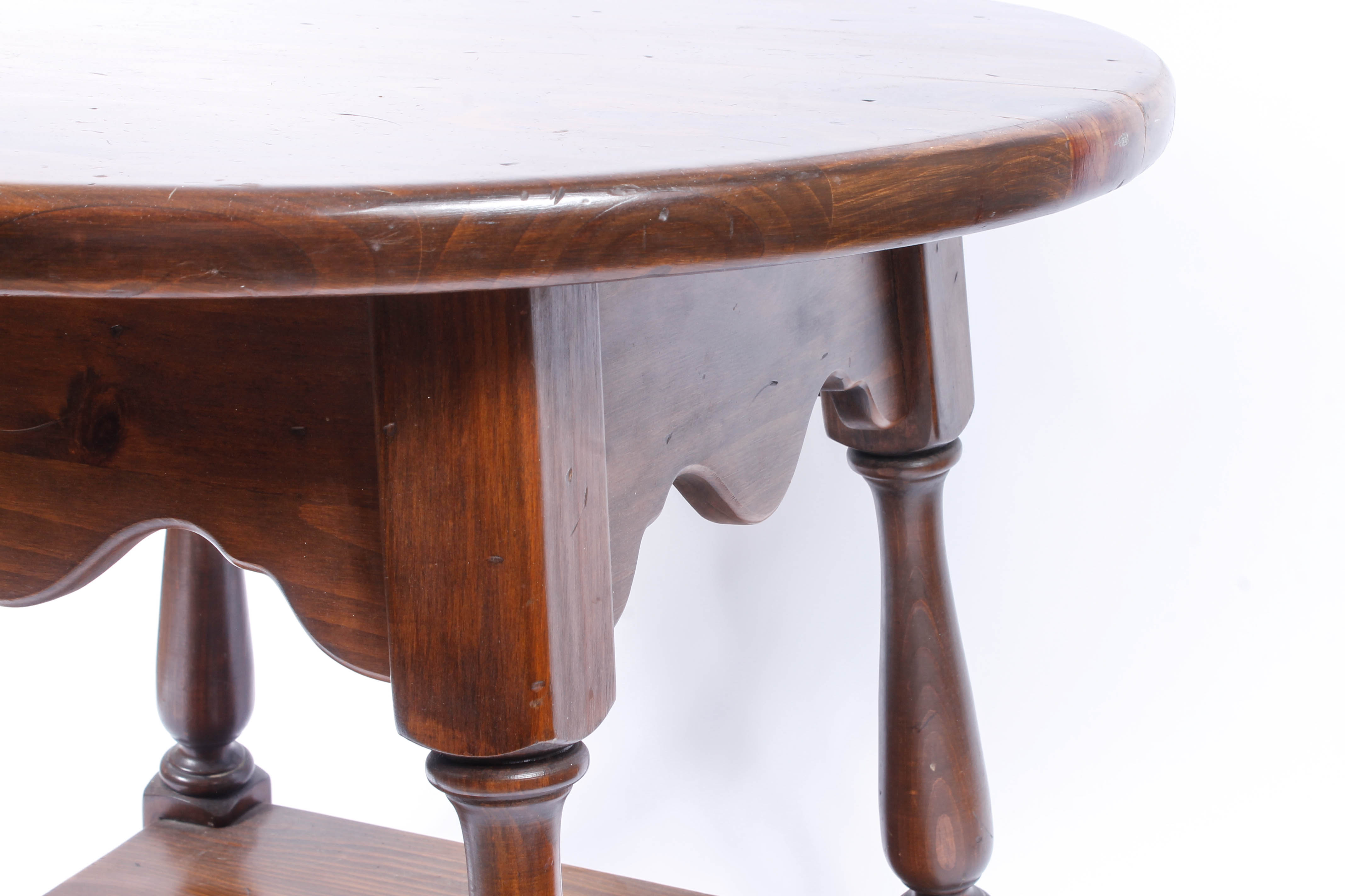 Vintage "Old Tavern" Pine Side Table by Ethan Allen