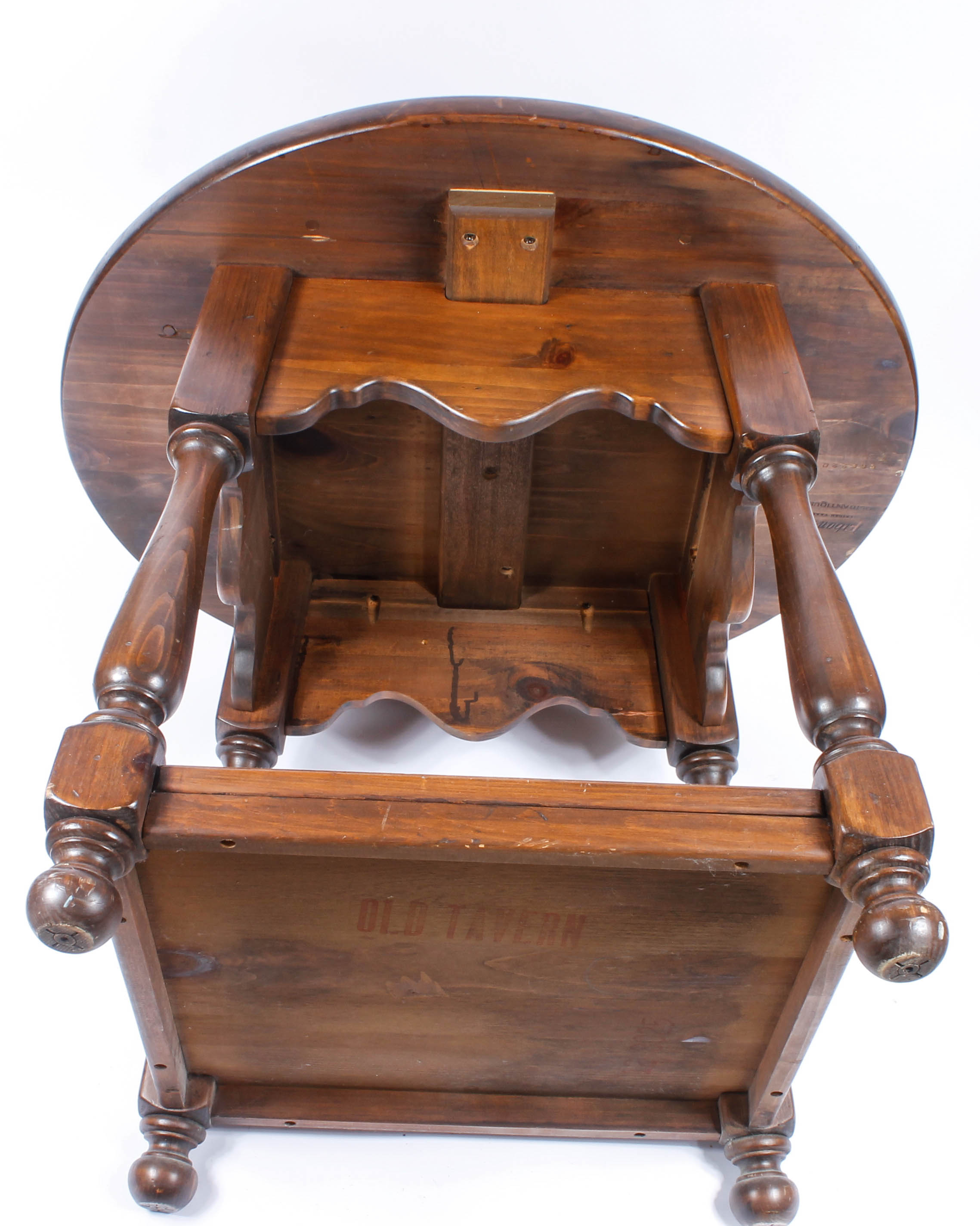 Vintage "Old Tavern" Pine Side Table by Ethan Allen