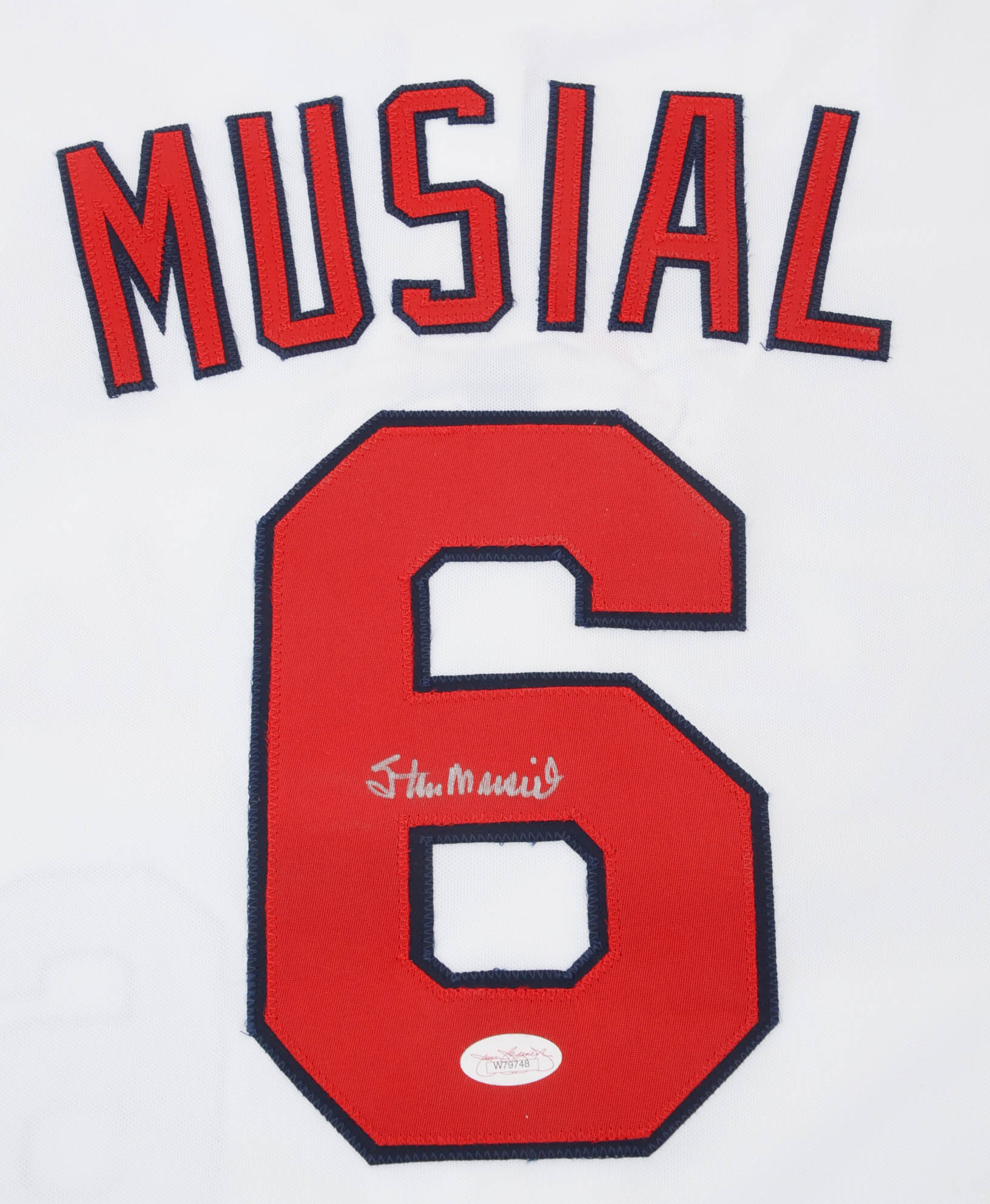 Stan Musial Signed Cardinals Jersey