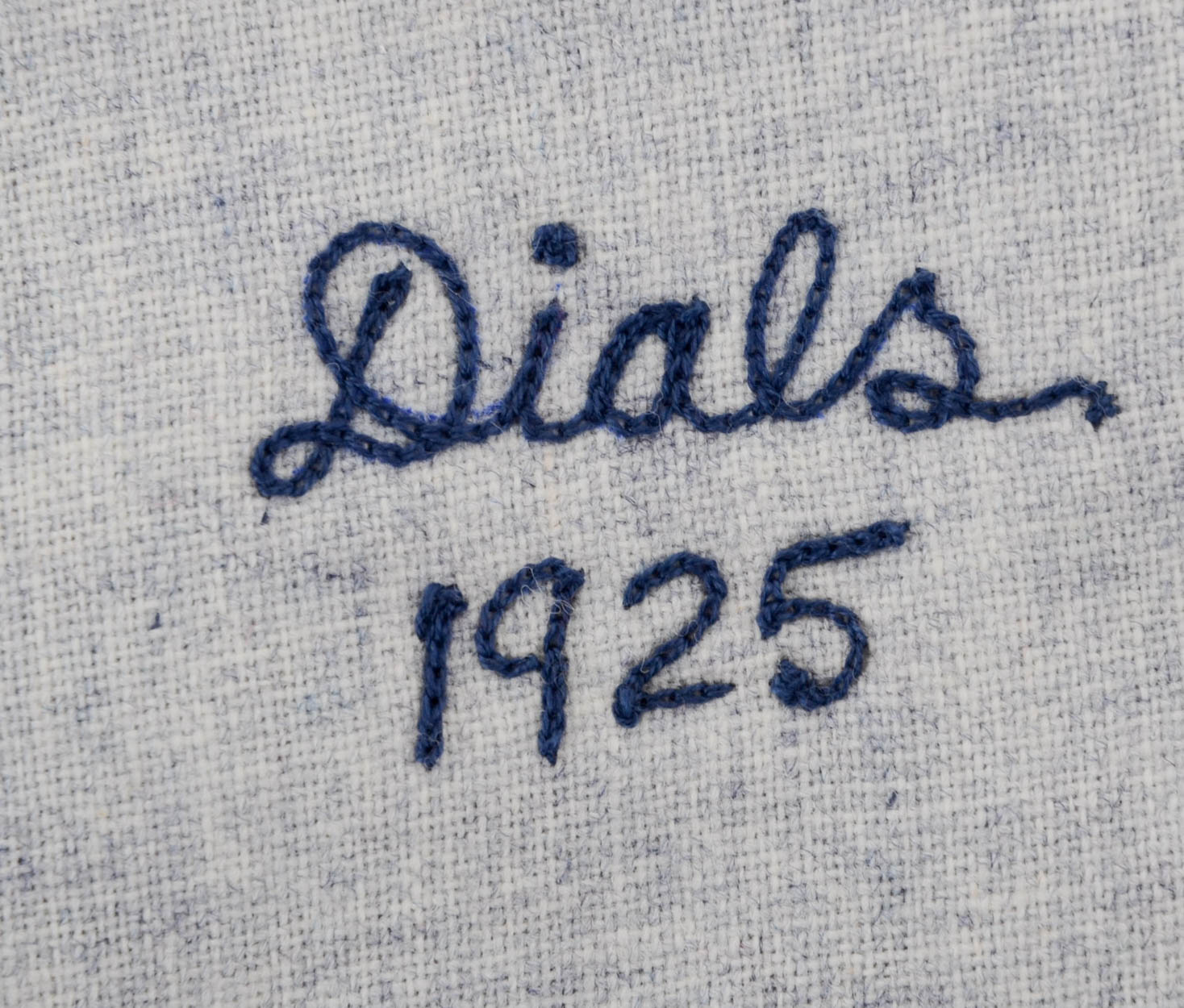 Lou Dials Signed Jersey  David E. Carter Collection