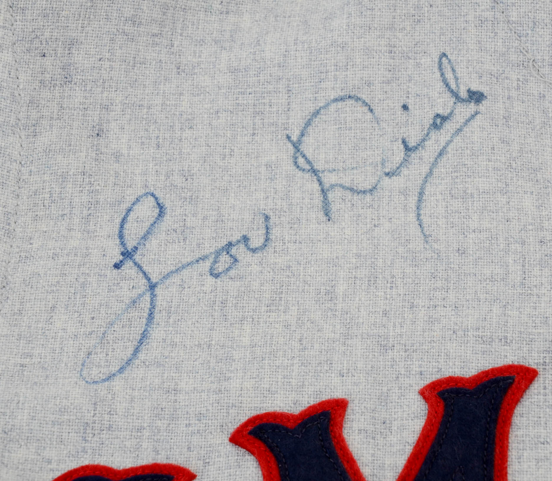 Lou Dials Signed Jersey  David E. Carter Collection