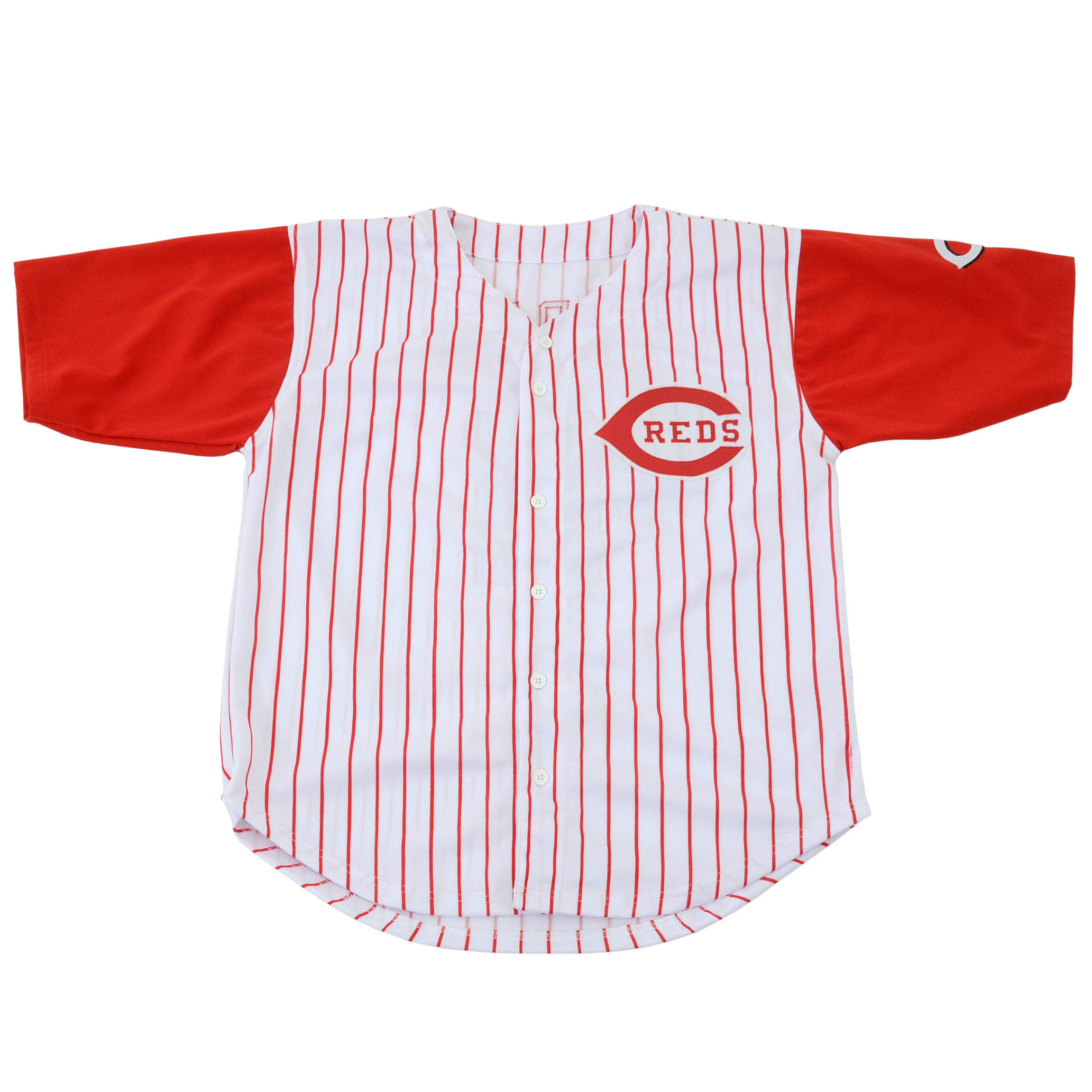 Signed Barry Larkin Reds Jersey