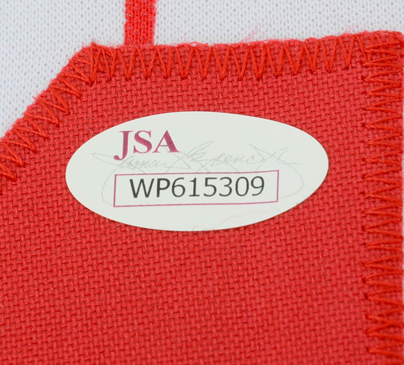 Signed Barry Larkin Reds Jersey