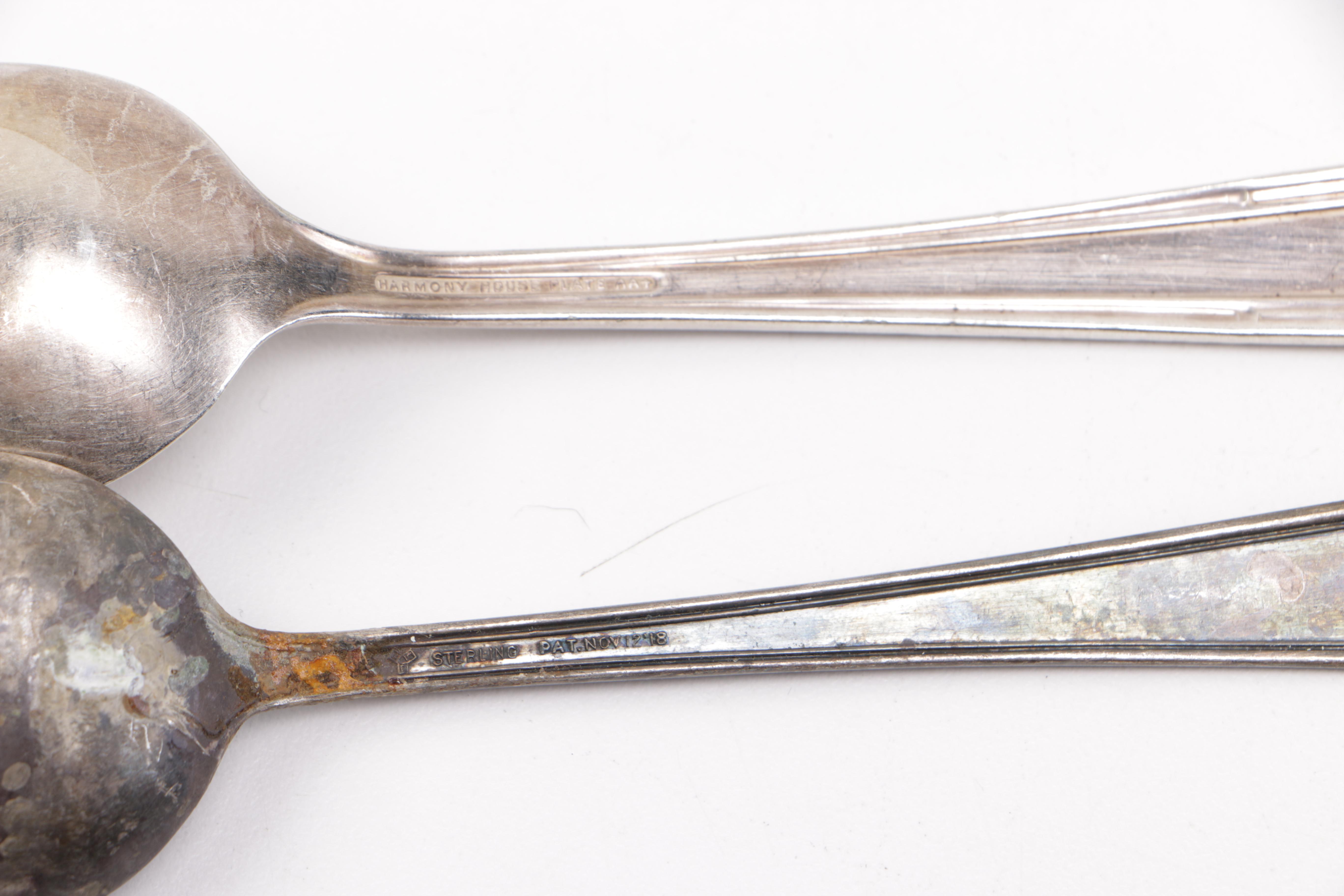 Silver Plate Flatware Including Lunt Silversmiths