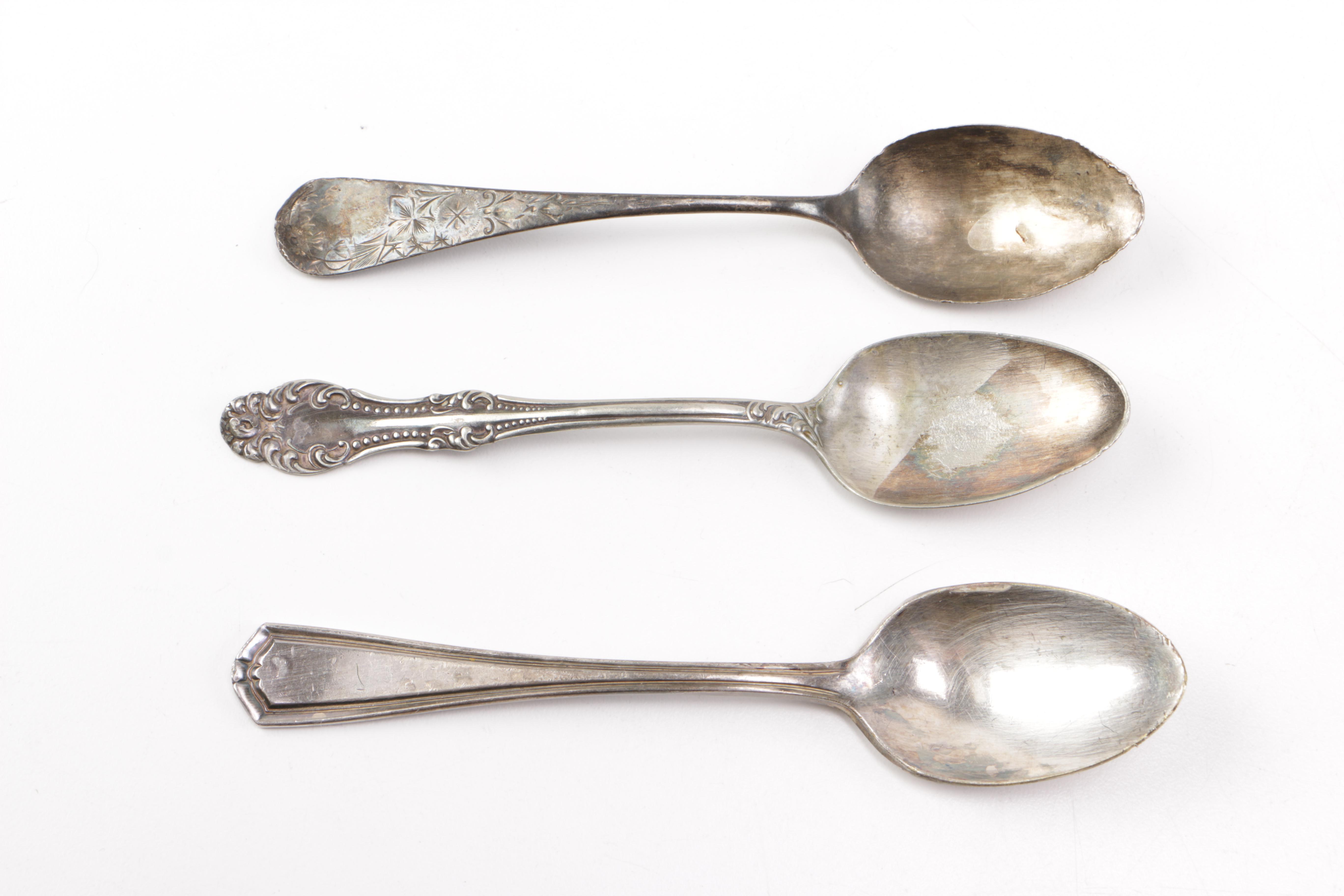 Silver Plate Flatware Including Lunt Silversmiths